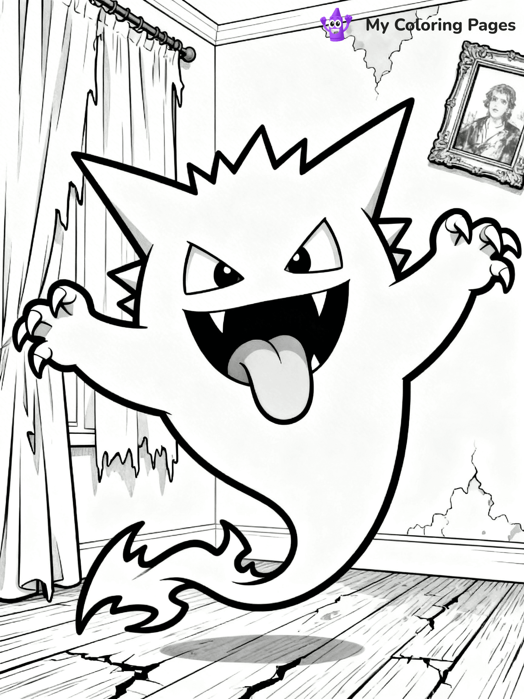 Haunter Coloring Pages - 6