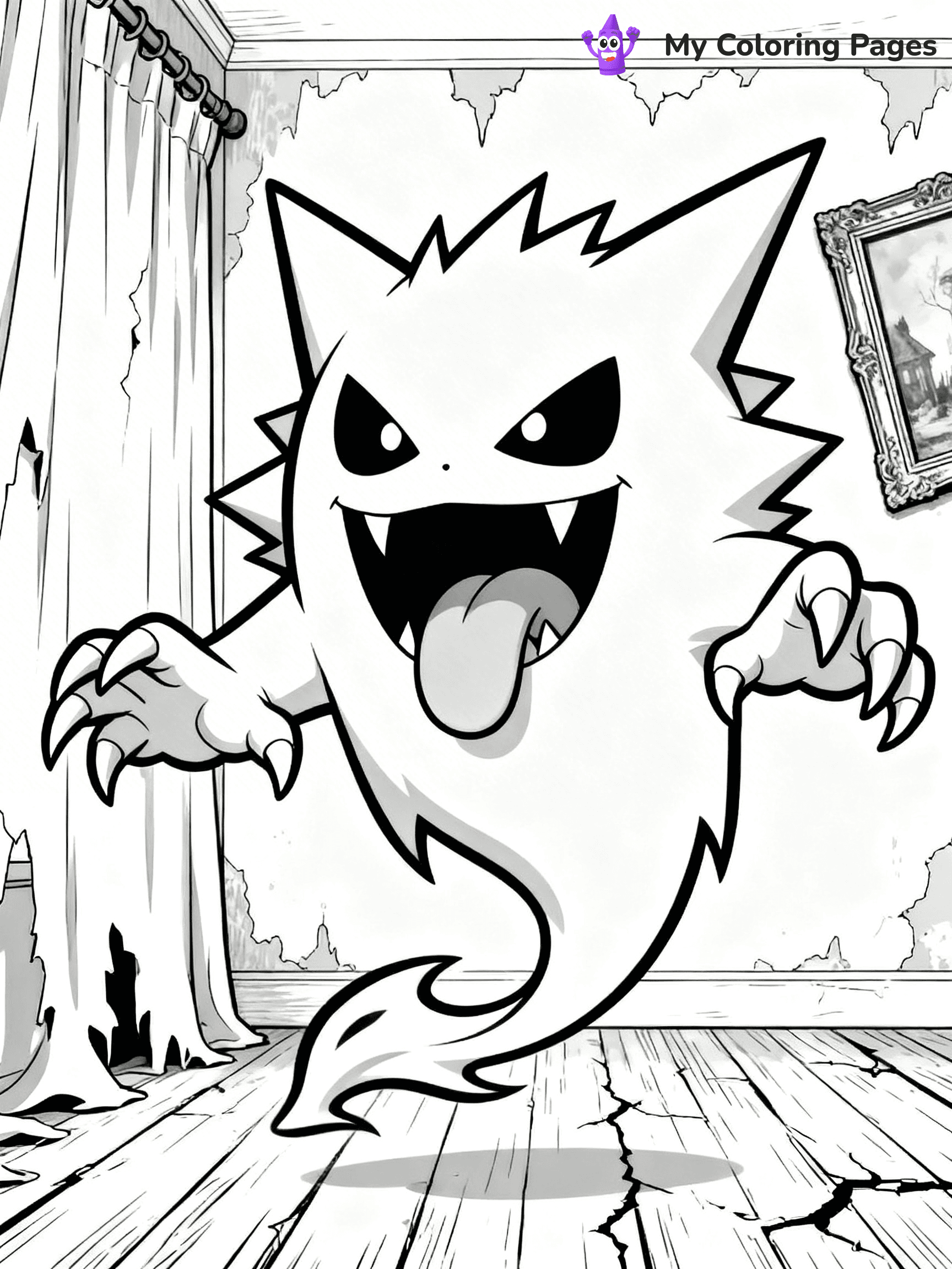 Haunter Coloring Pages - 5