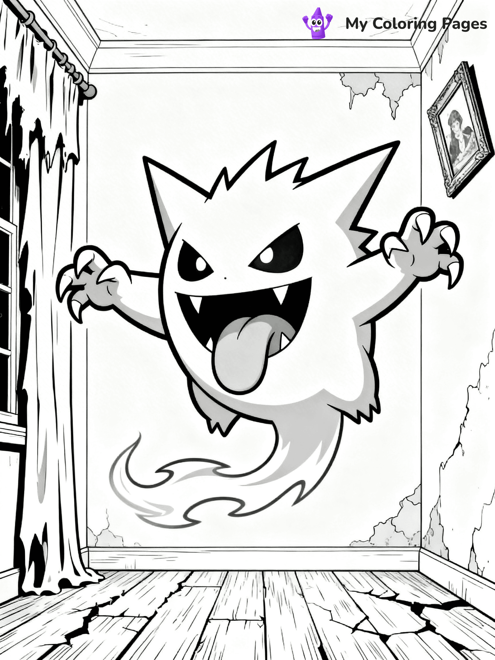 Haunter Coloring Pages - 4