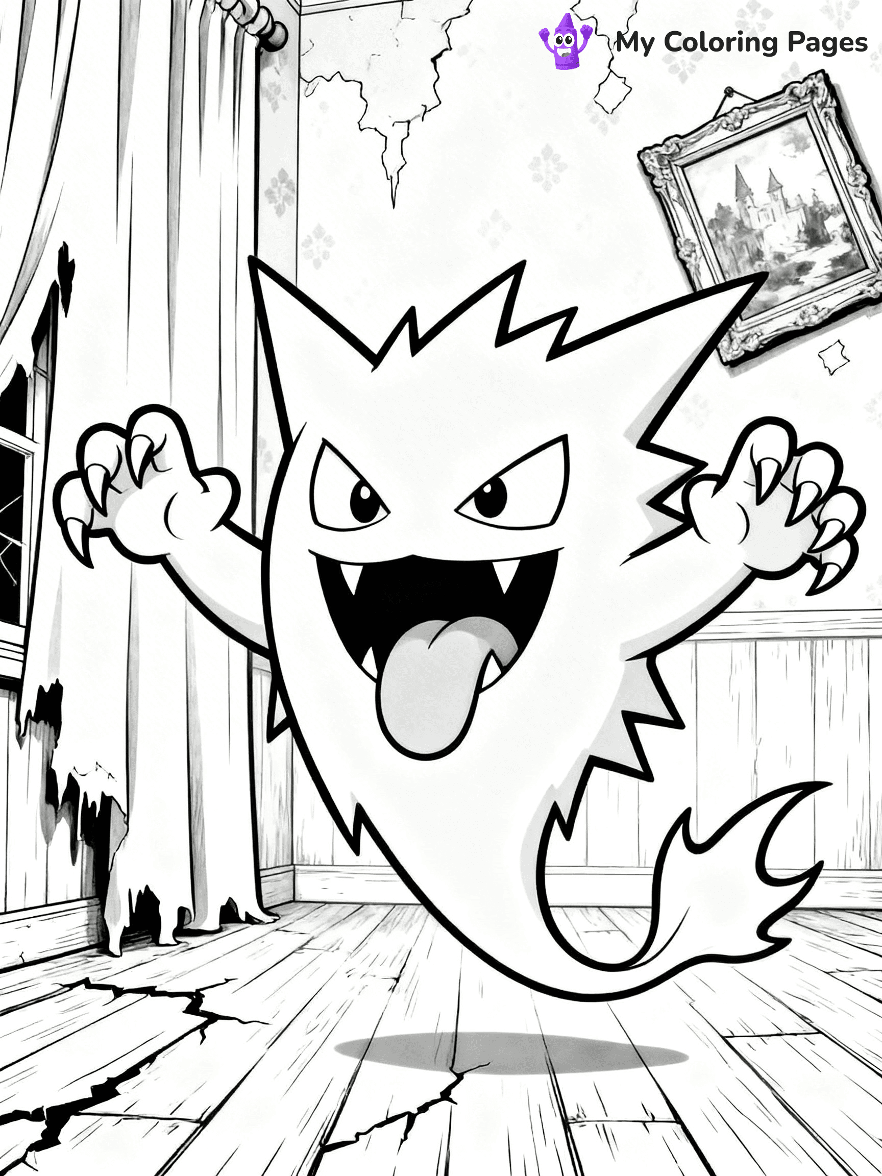 Haunter Coloring Pages - 3