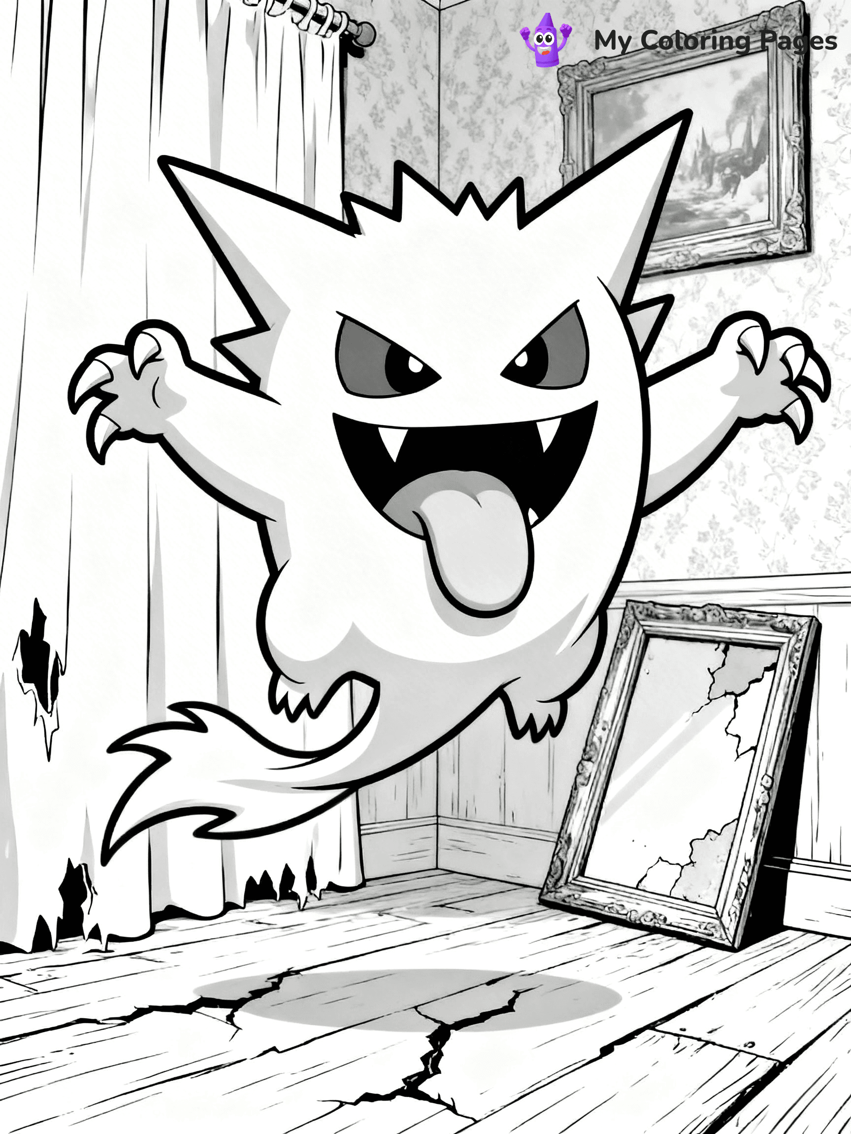 Haunter Coloring Pages - 2