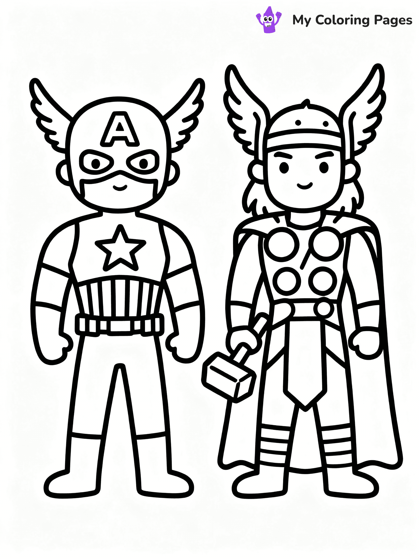 Captain America Coloring Pages - 20