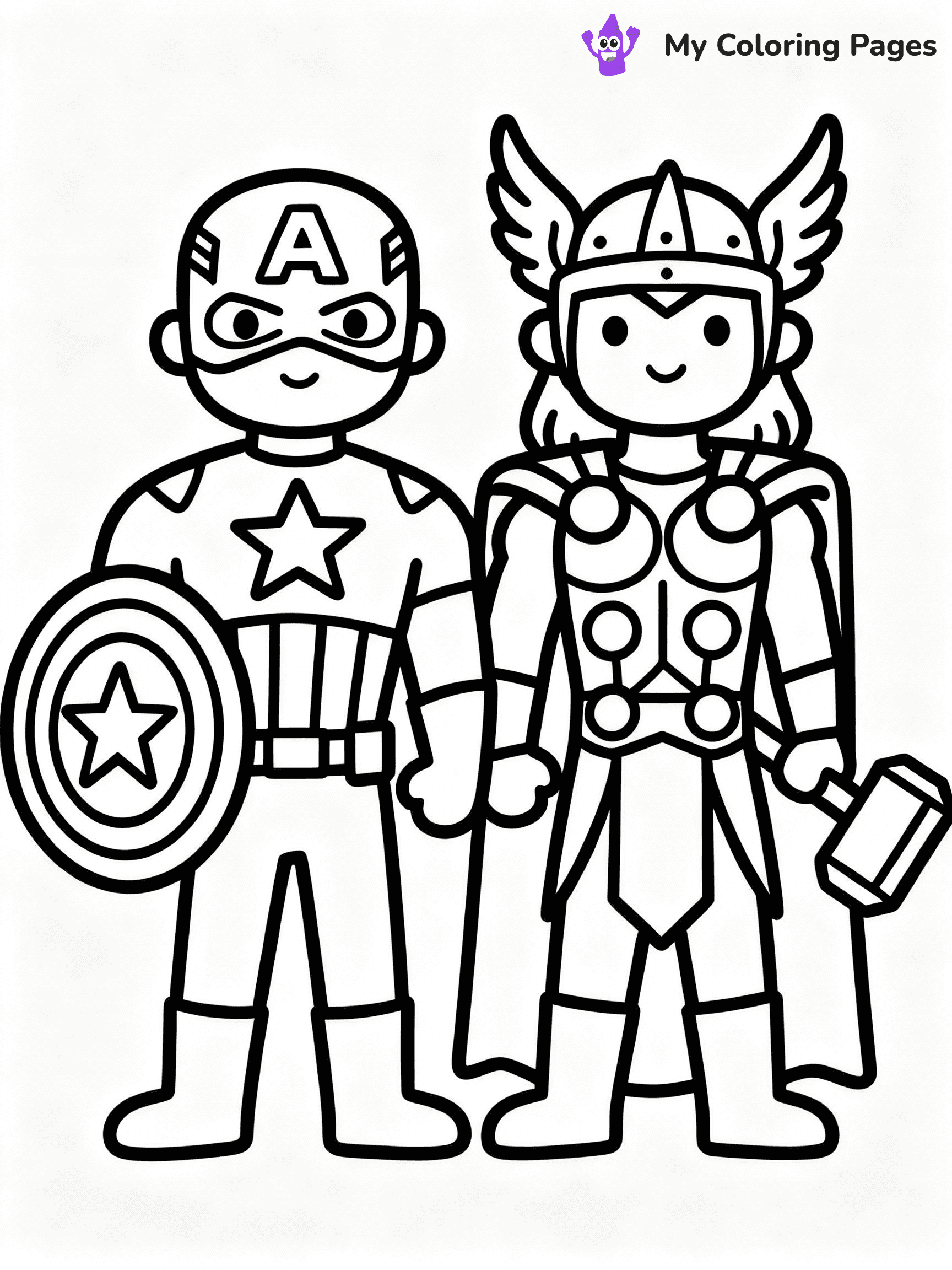 Captain America Coloring Pages - 15