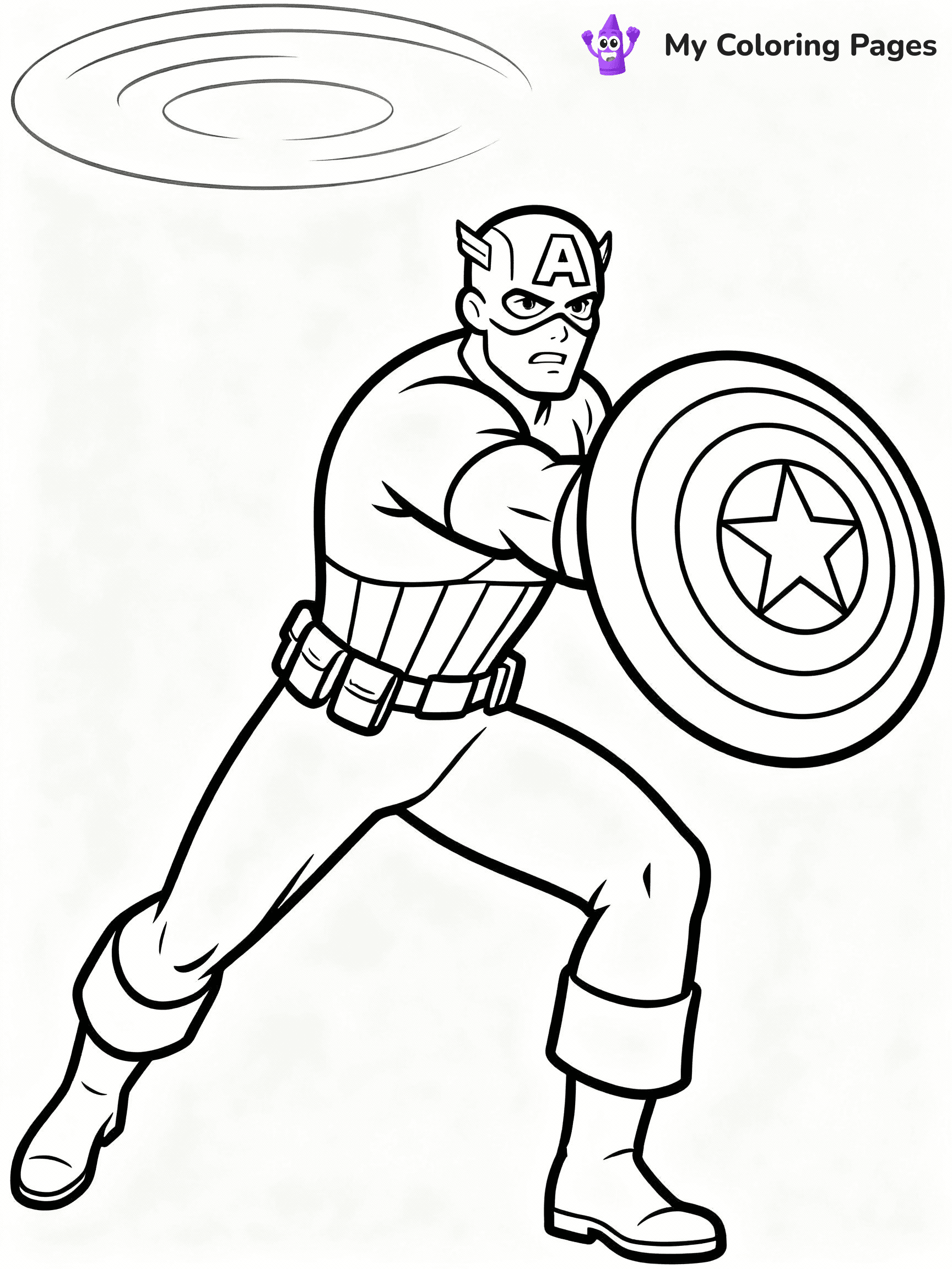 Captain America Coloring Pages - 14