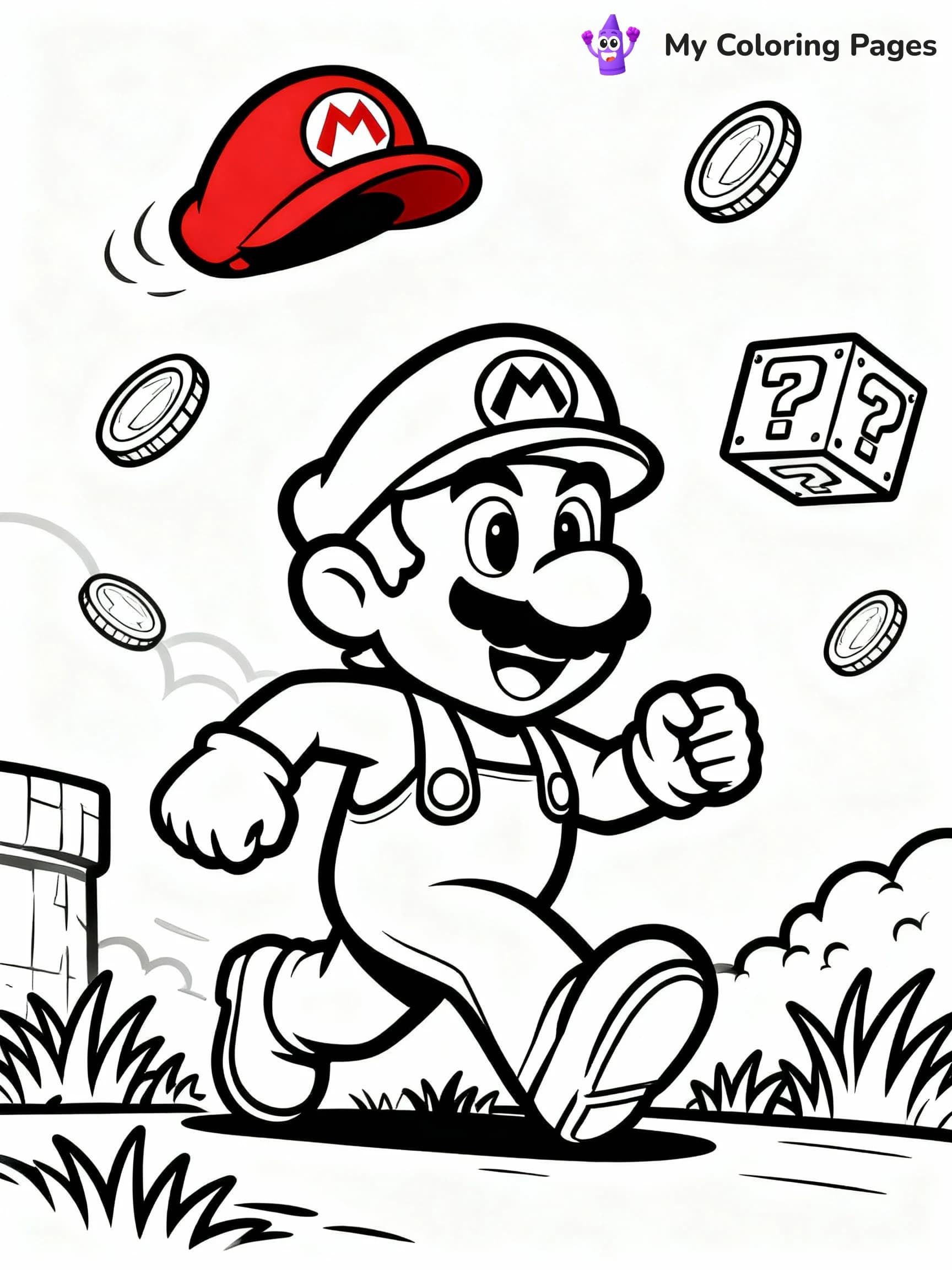 Mario Coloring Pages - 12