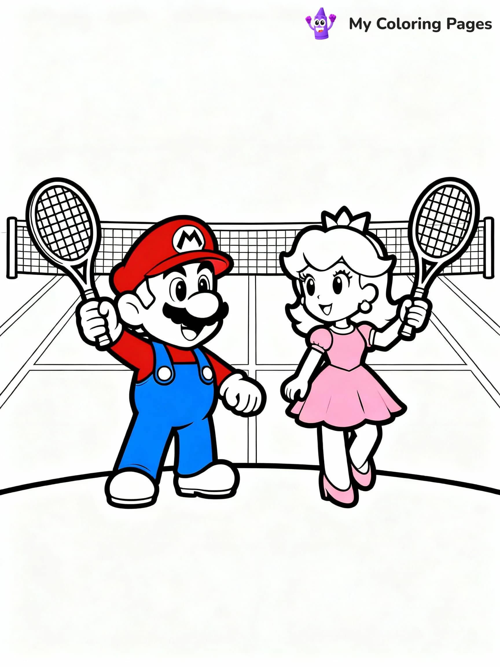 Mario Coloring Pages - 2