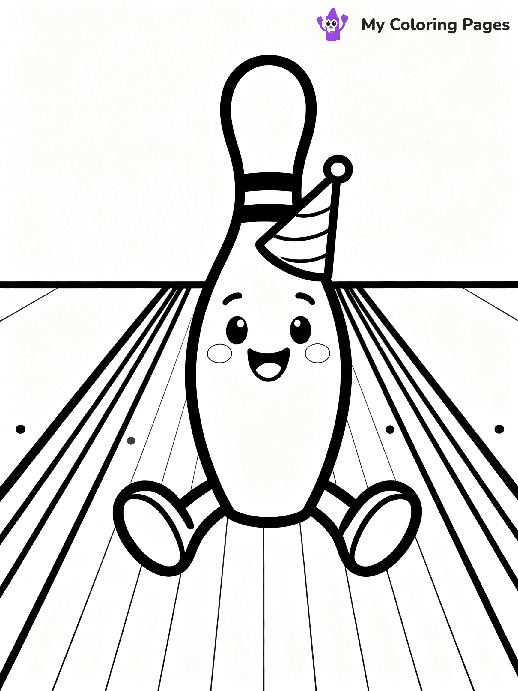 Bowling Coloring Pages - 98