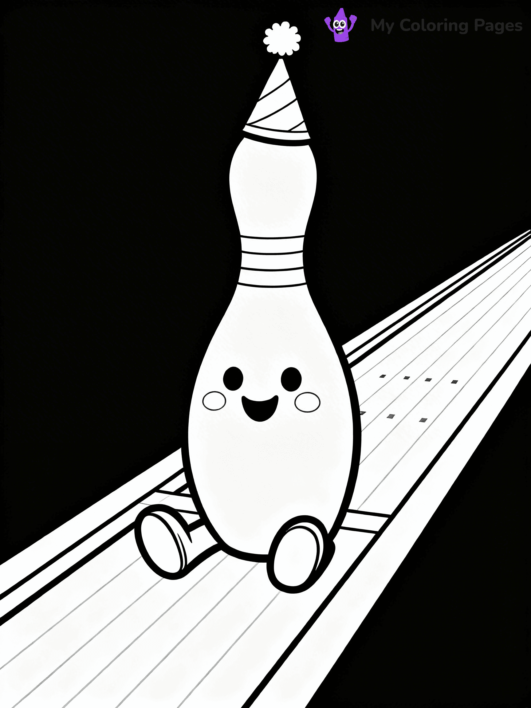 Bowling Coloring Pages - 97