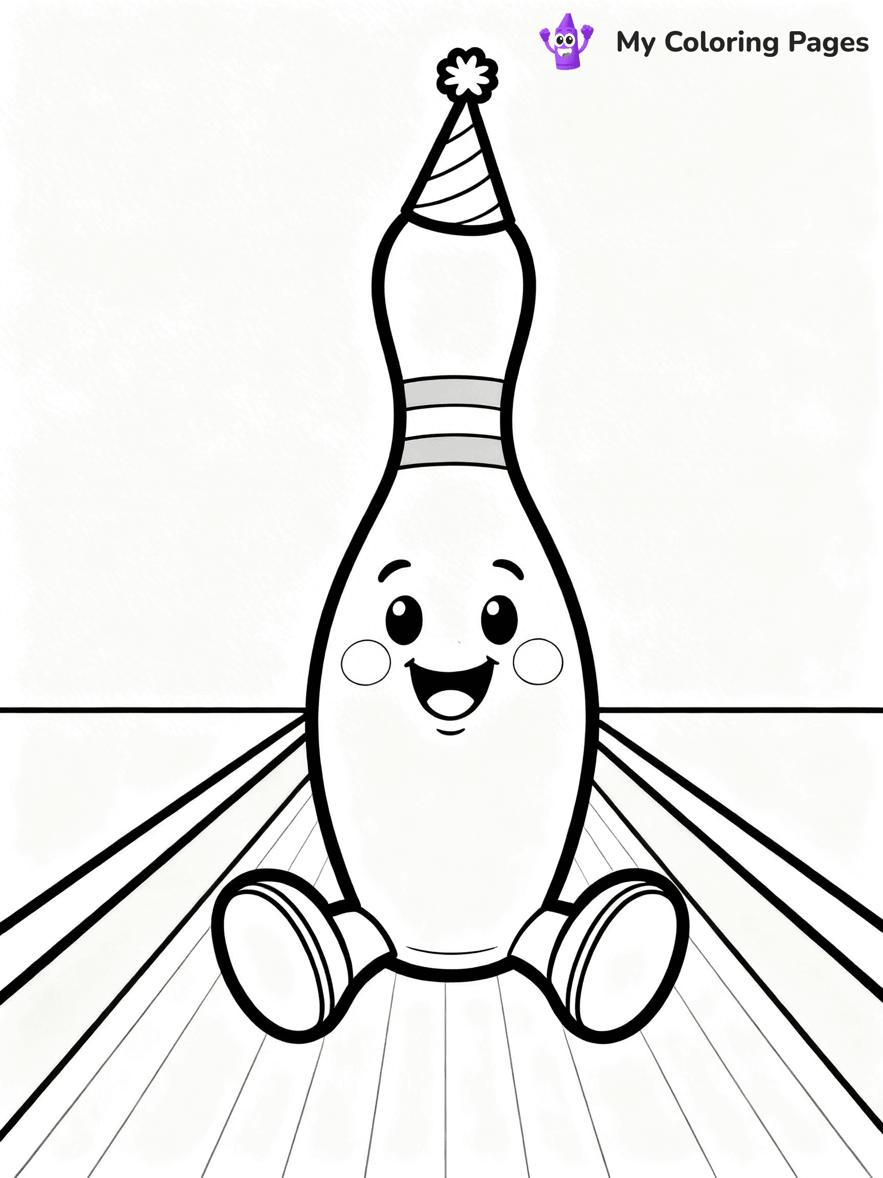 Bowling Coloring Pages - 96