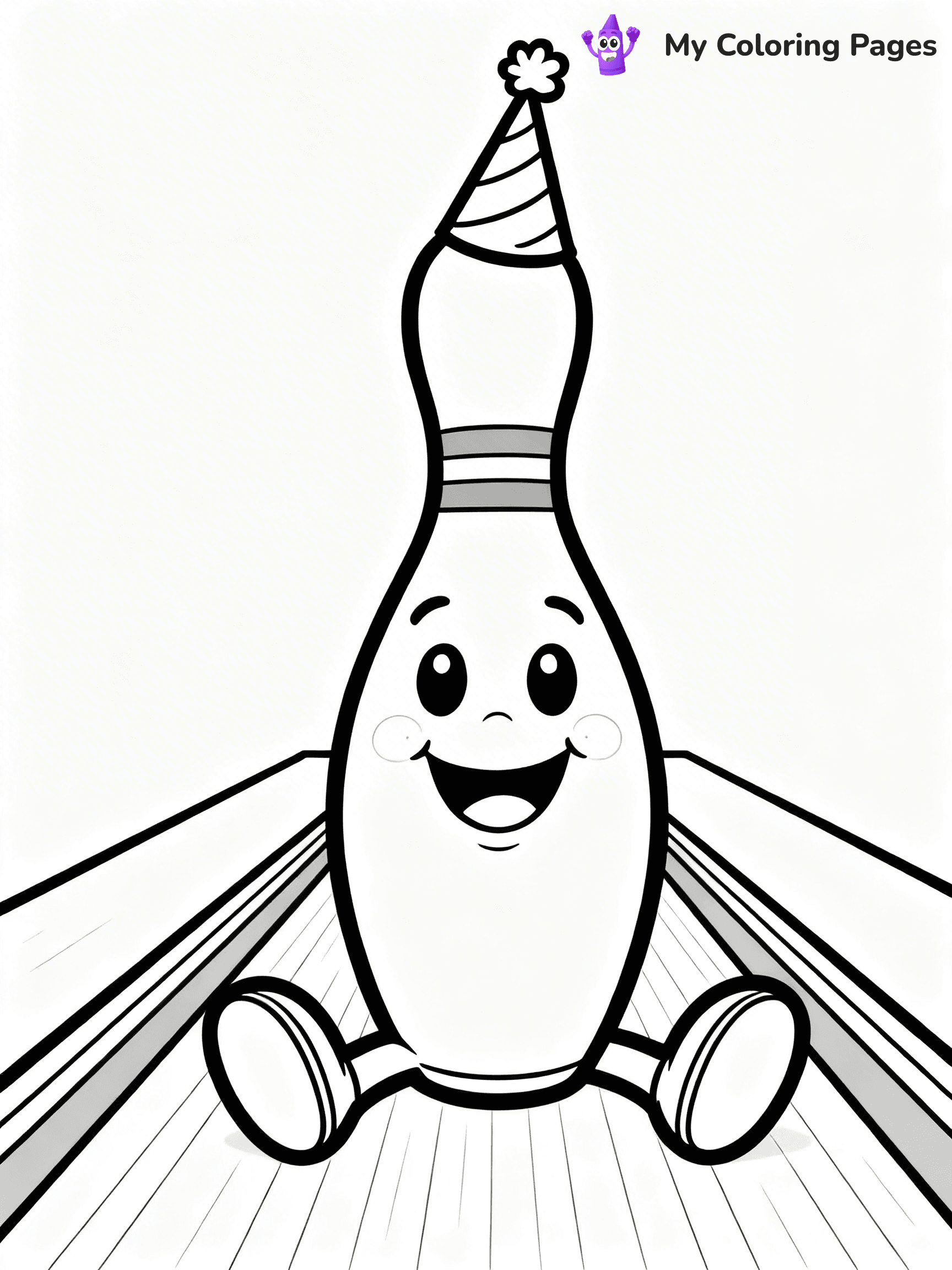 Bowling Coloring Pages - 95