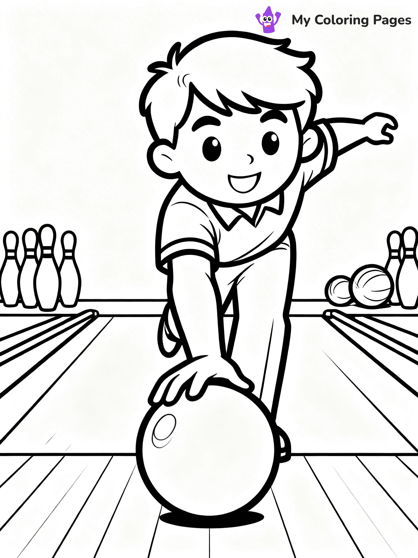 Bowling Coloring Pages - 88