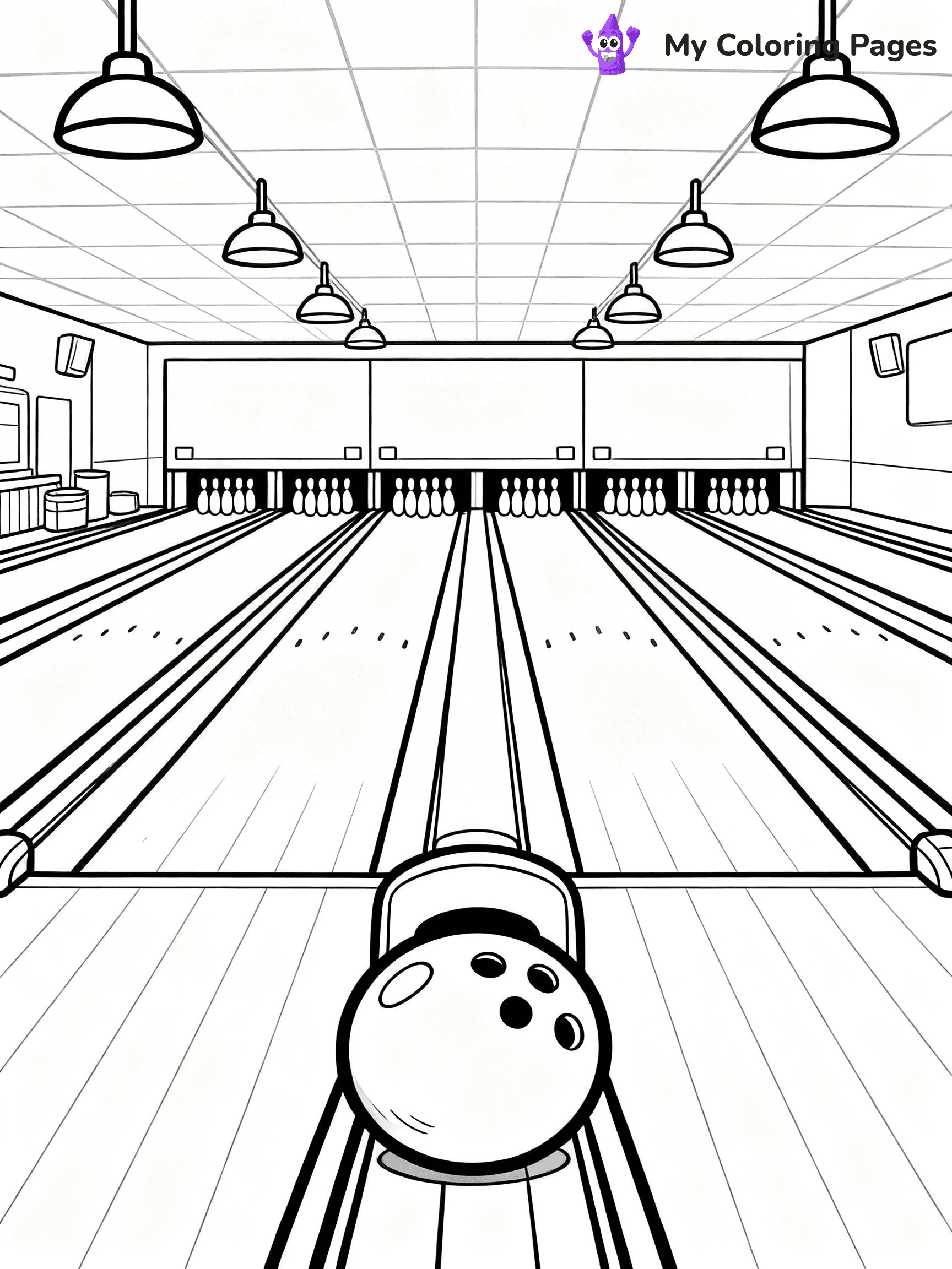 Bowling Coloring Pages - 86