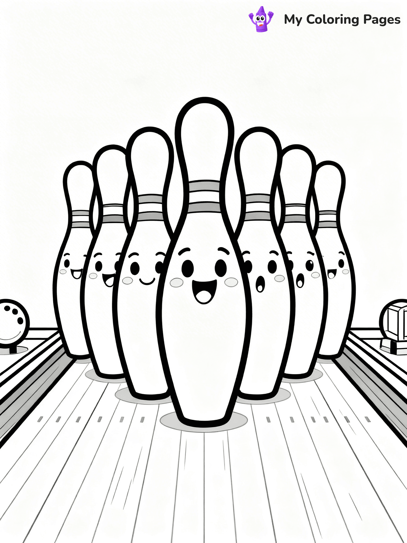 Bowling Coloring Pages - 82