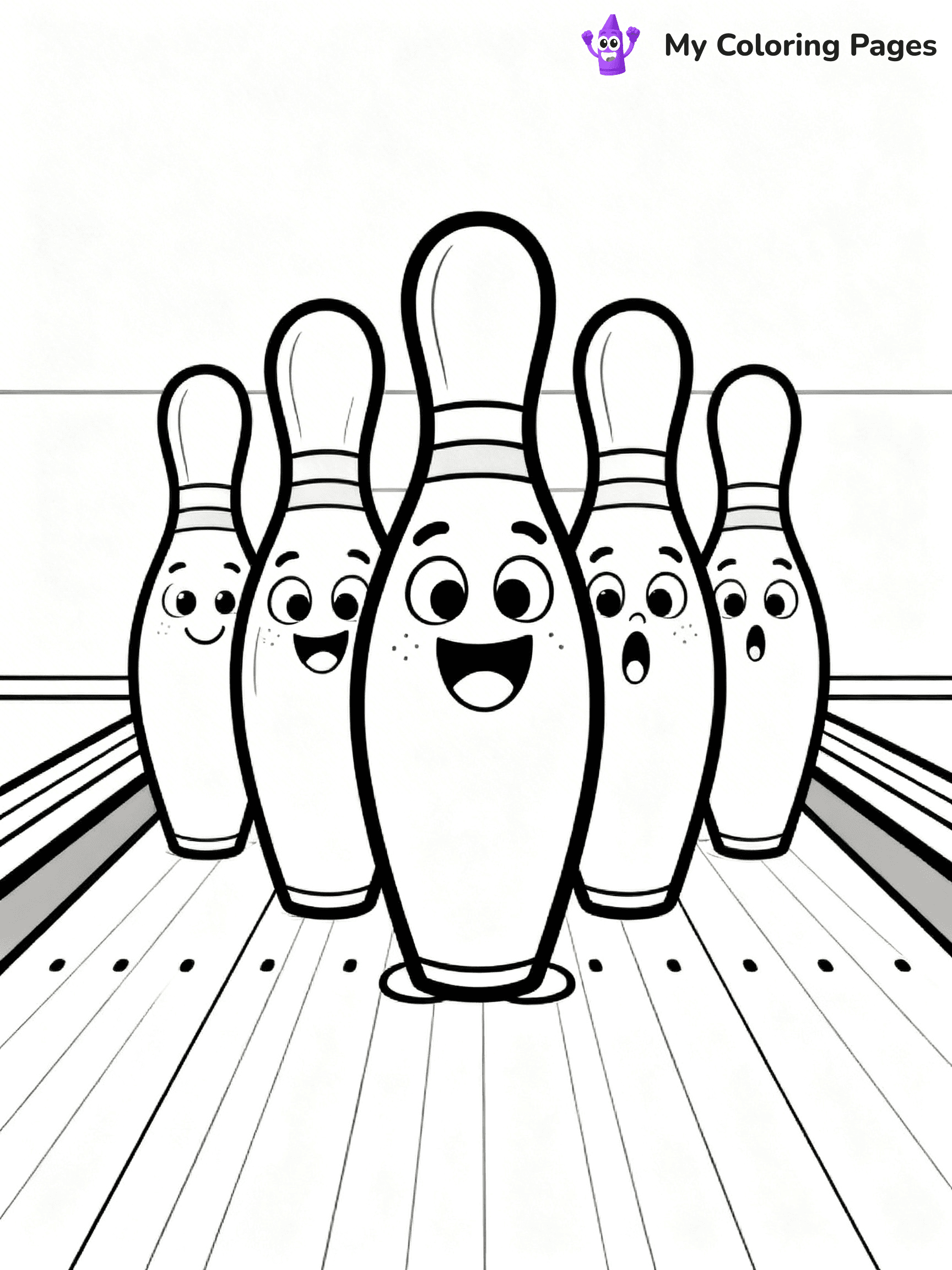 Bowling Coloring Pages - 79
