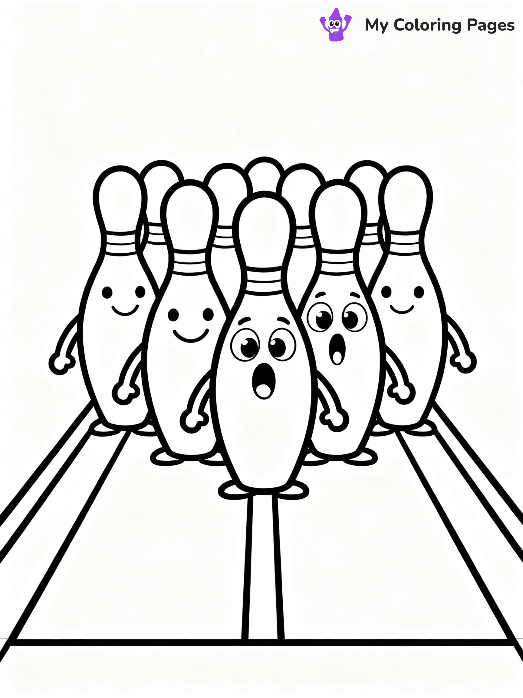Bowling Coloring Pages - 78