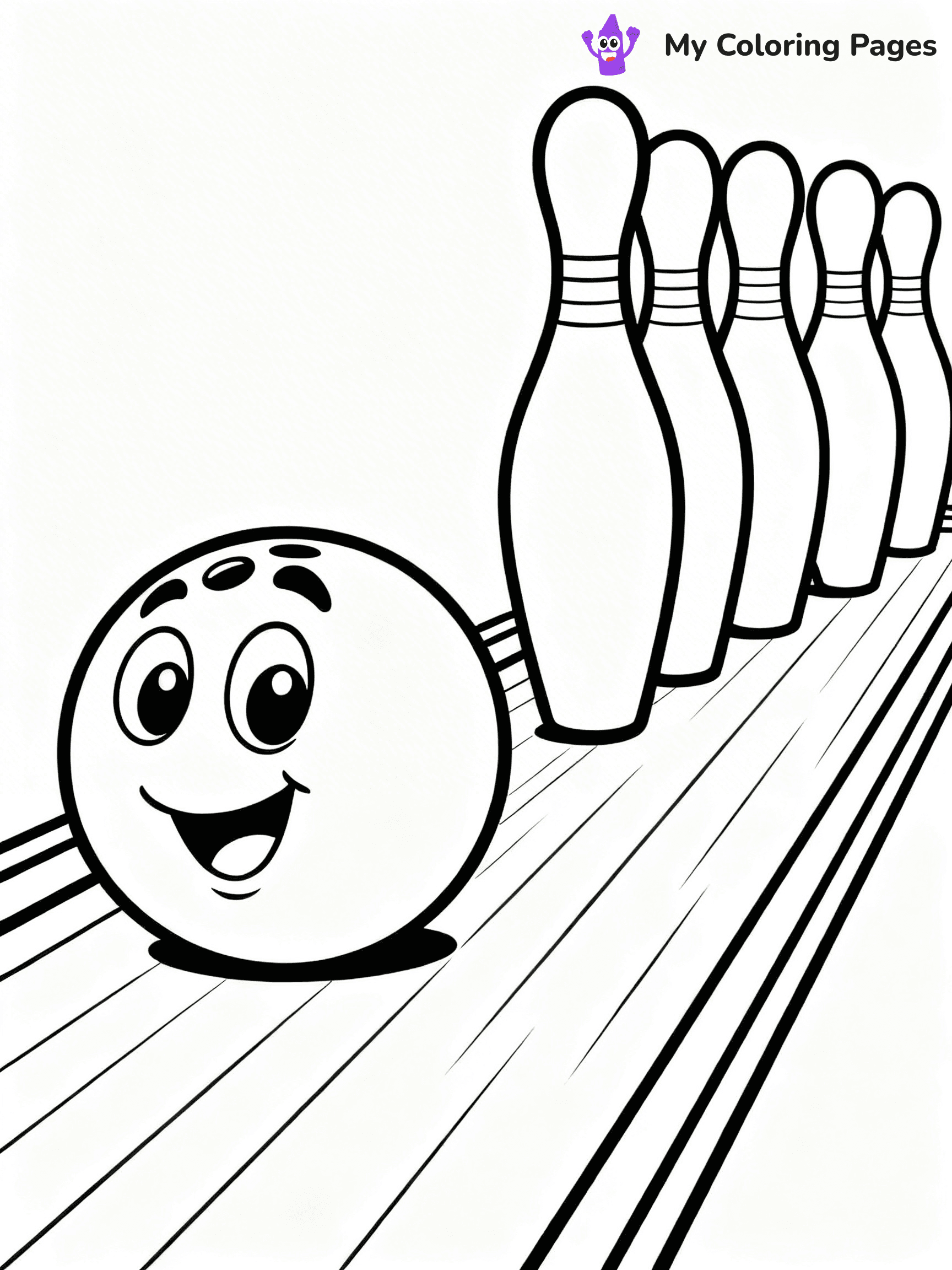 Bowling Coloring Pages - 75