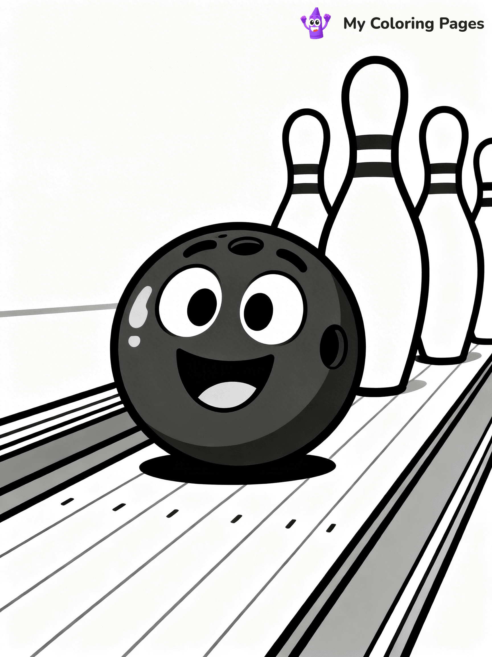 Bowling Coloring Pages - 74