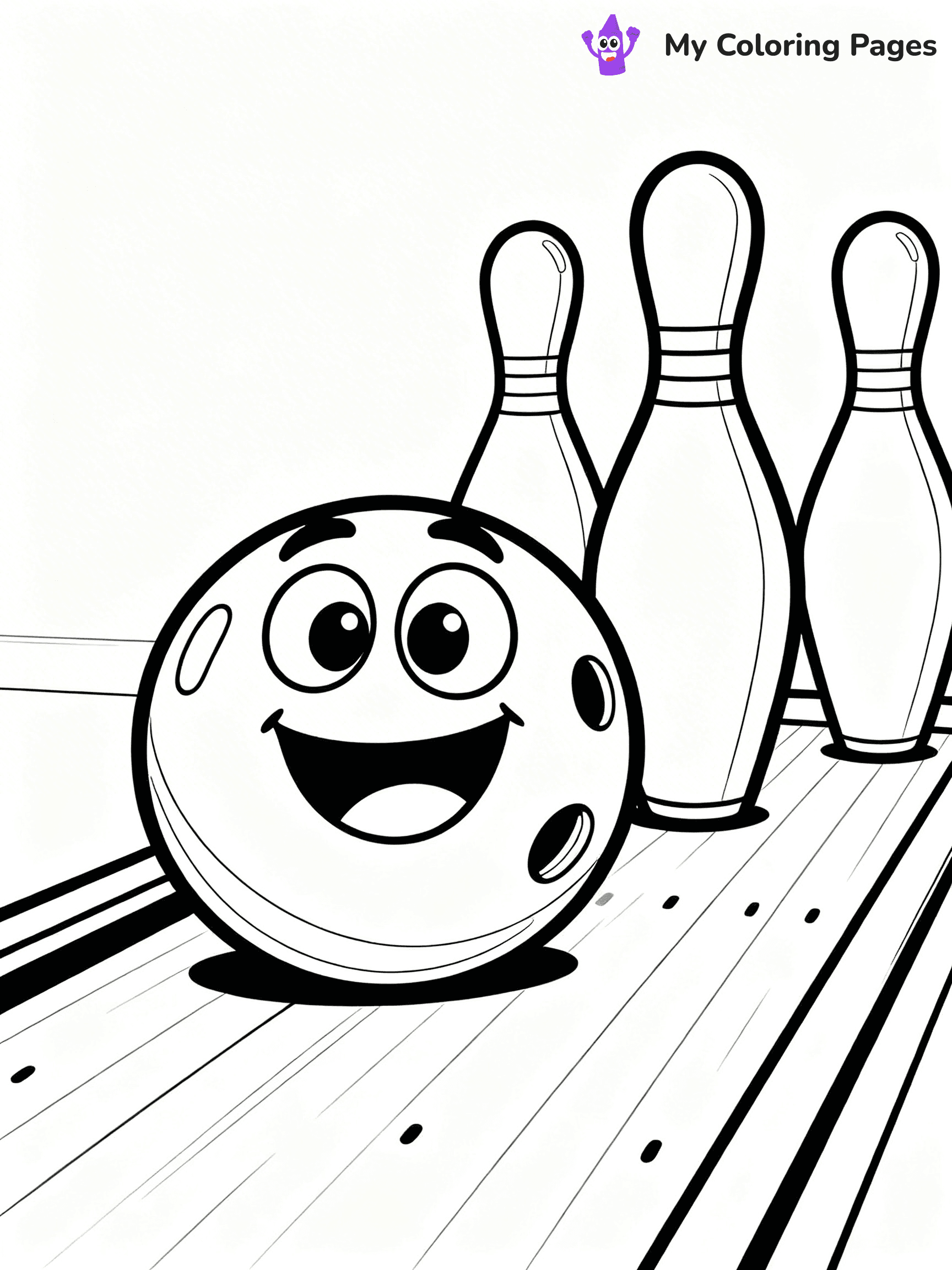 Bowling Coloring Pages - 72