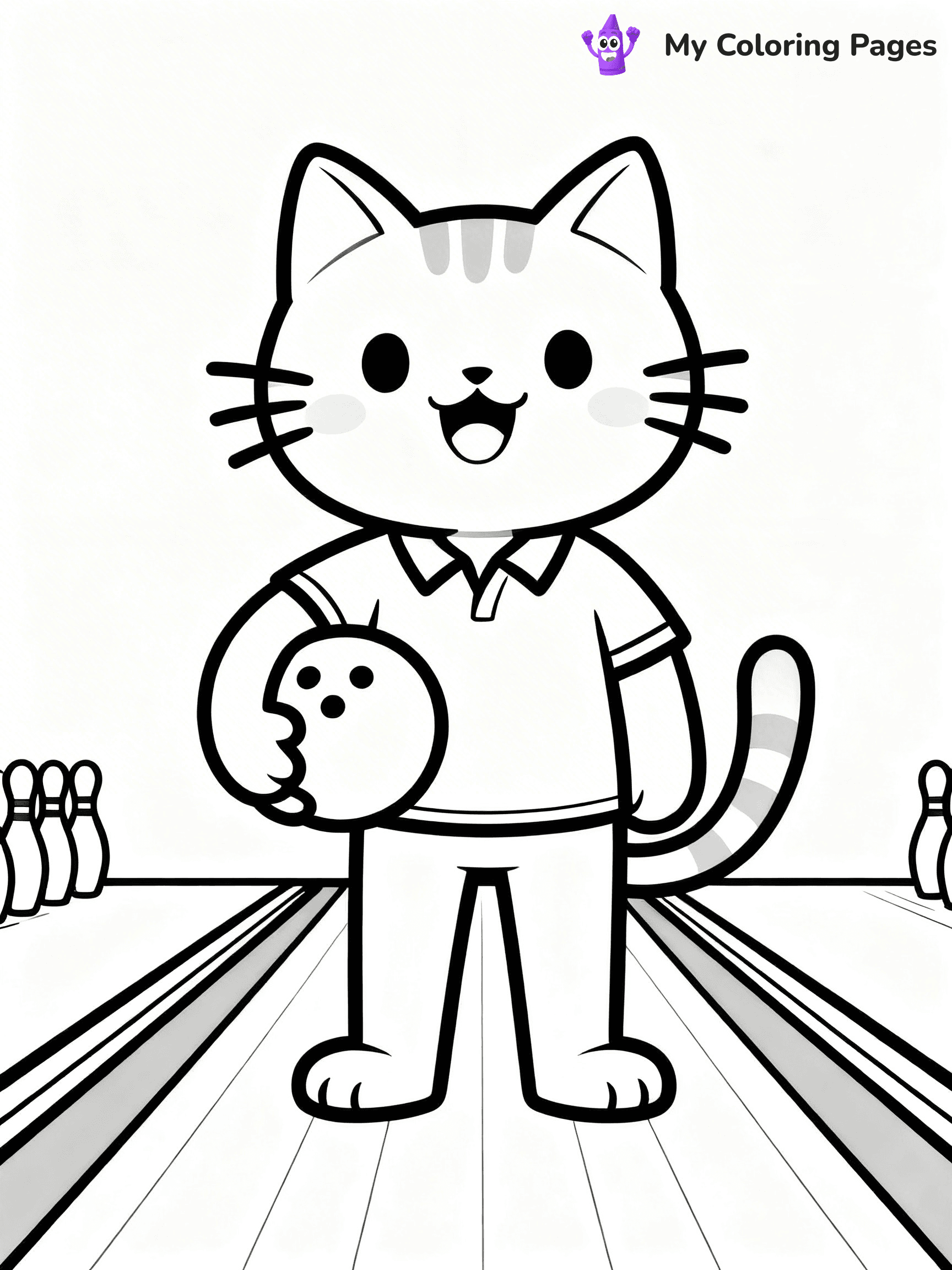 Bowling Coloring Pages - 66