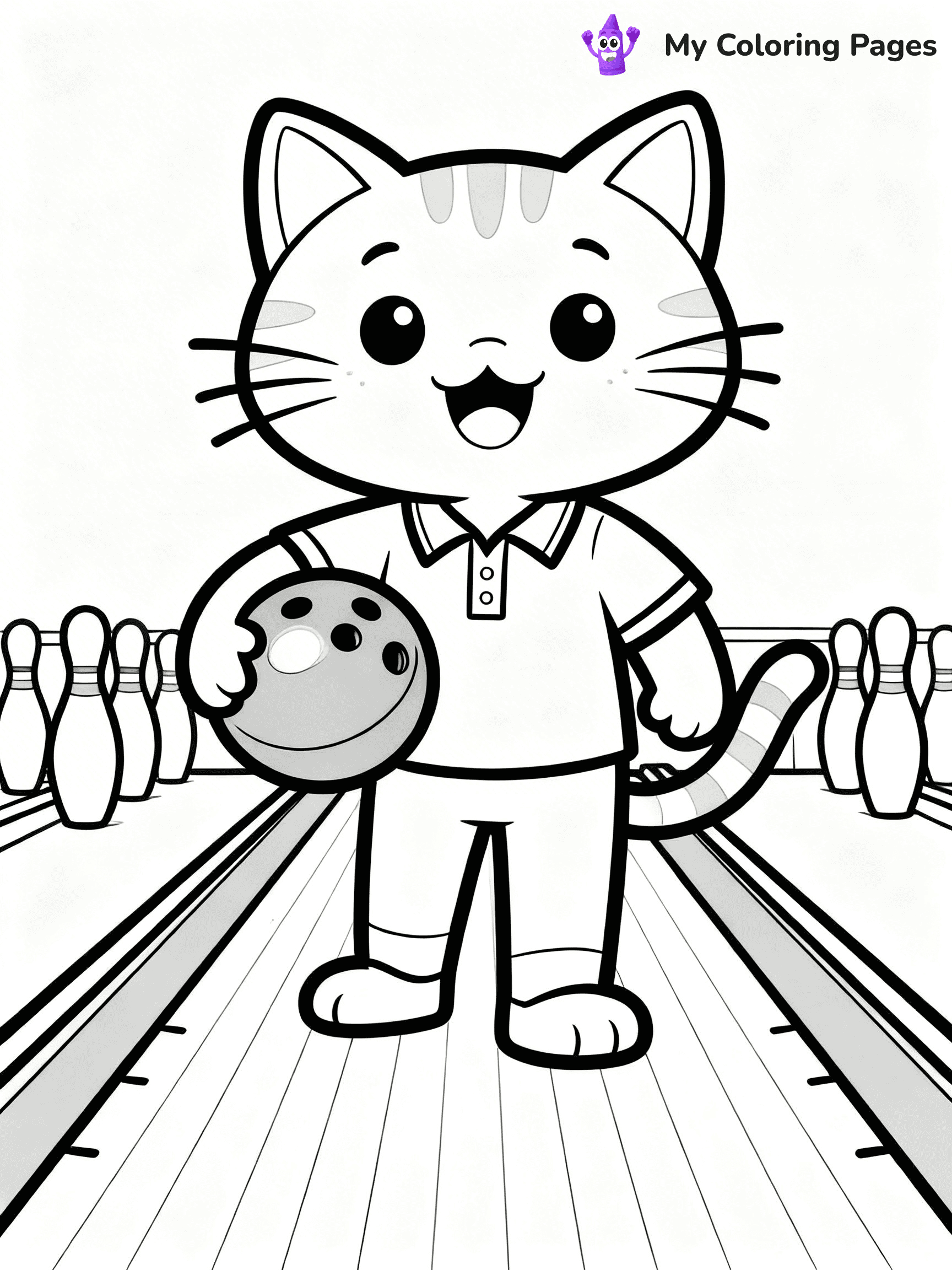 Bowling Coloring Pages - 64