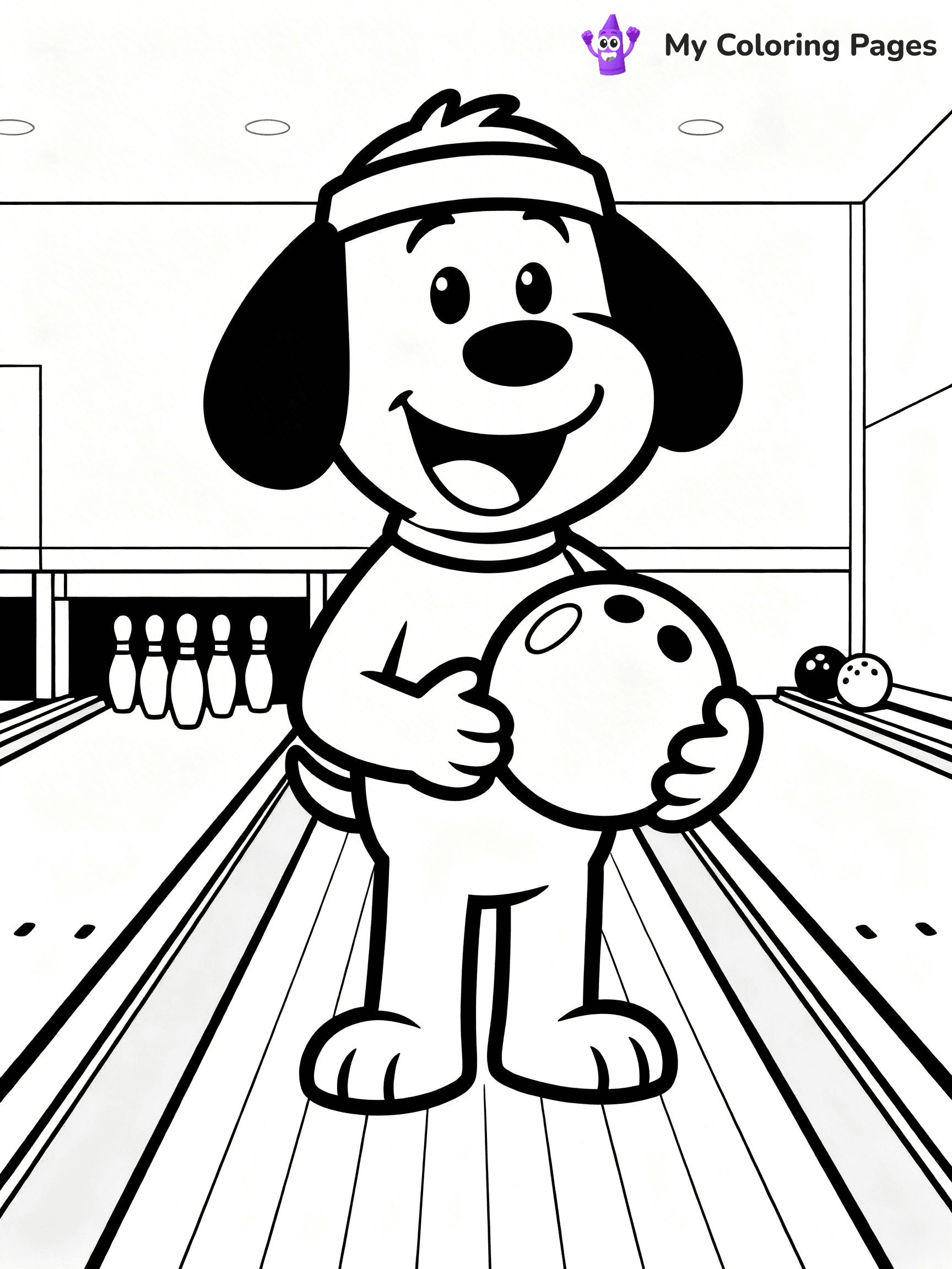 Bowling Coloring Pages - 62