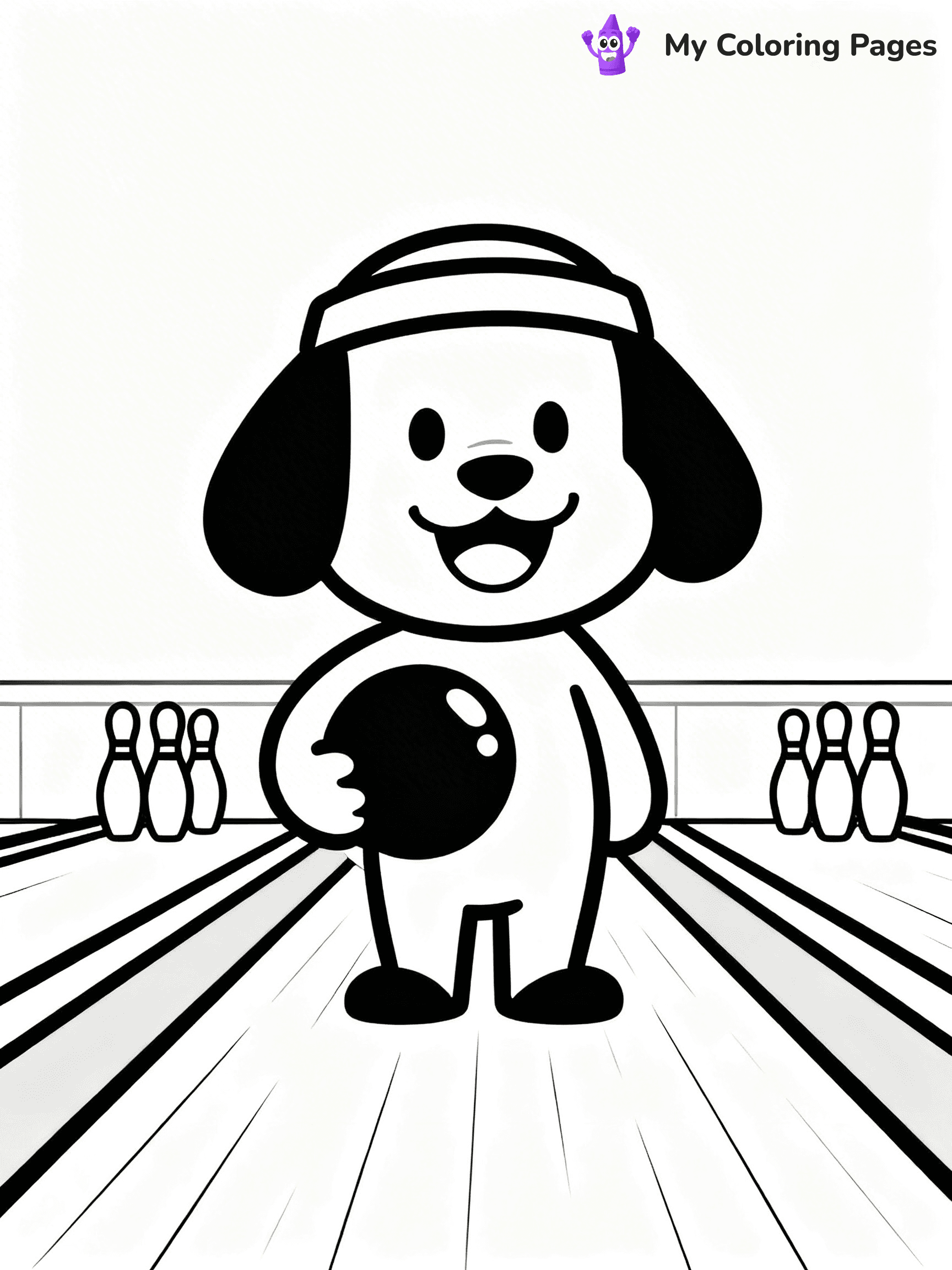 Bowling Coloring Pages - 61