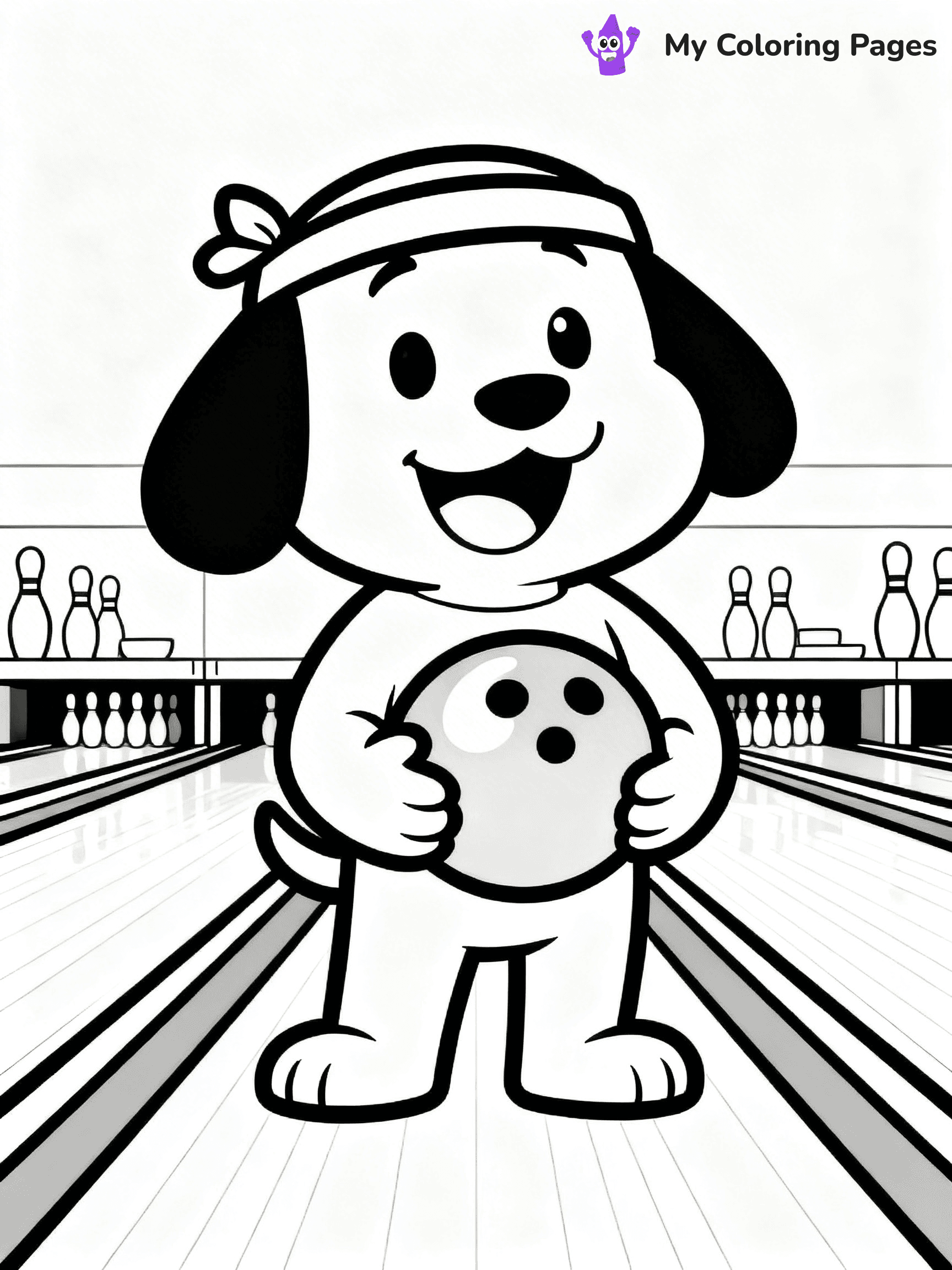 Bowling Coloring Pages - 57