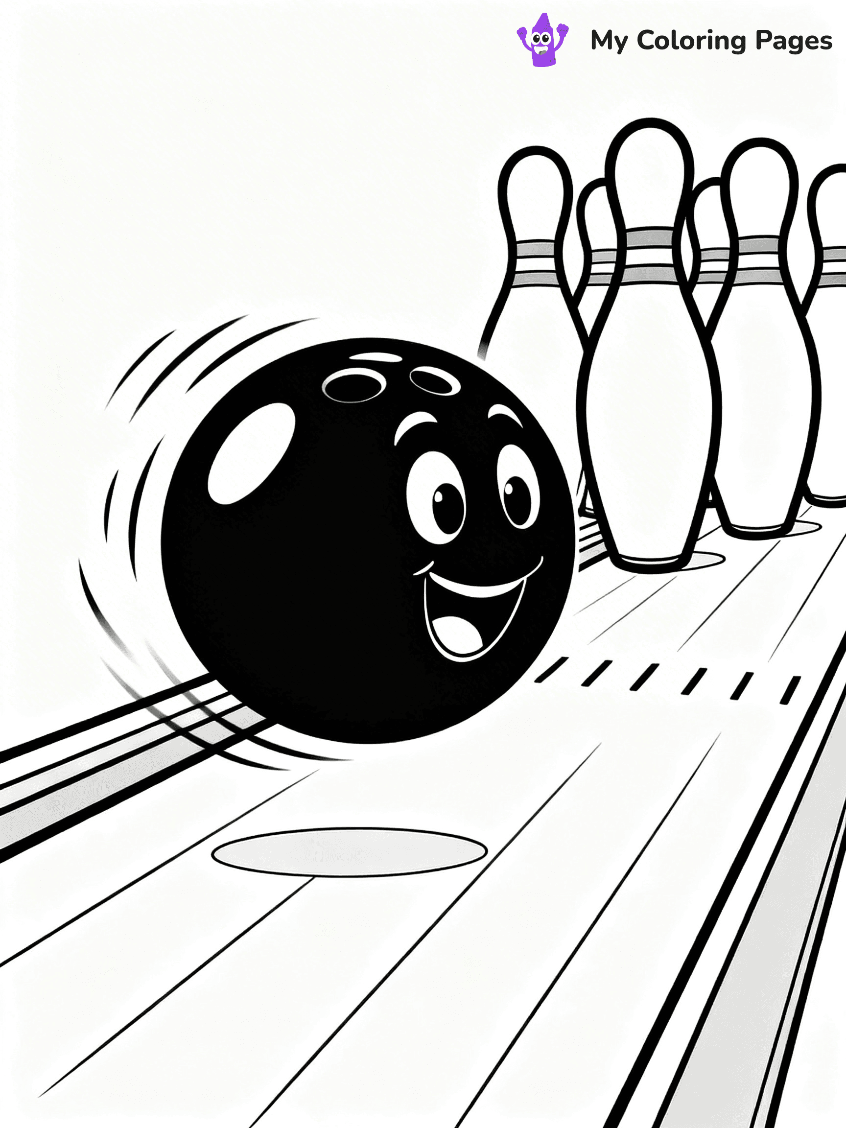 Bowling Coloring Pages - 53