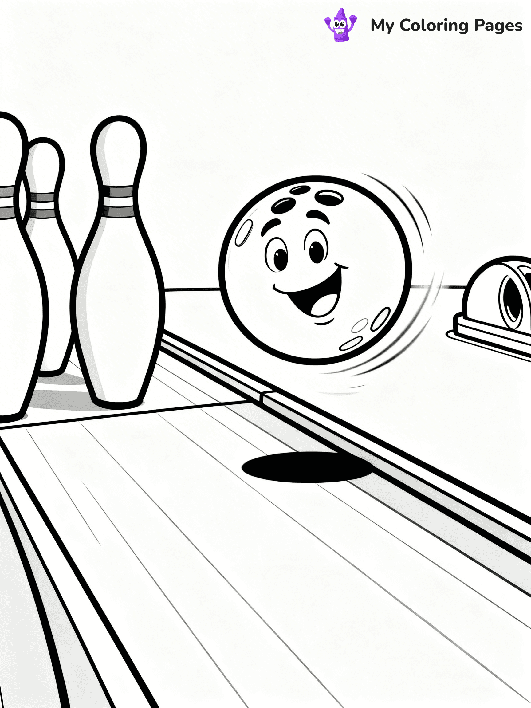 Bowling Coloring Pages - 52