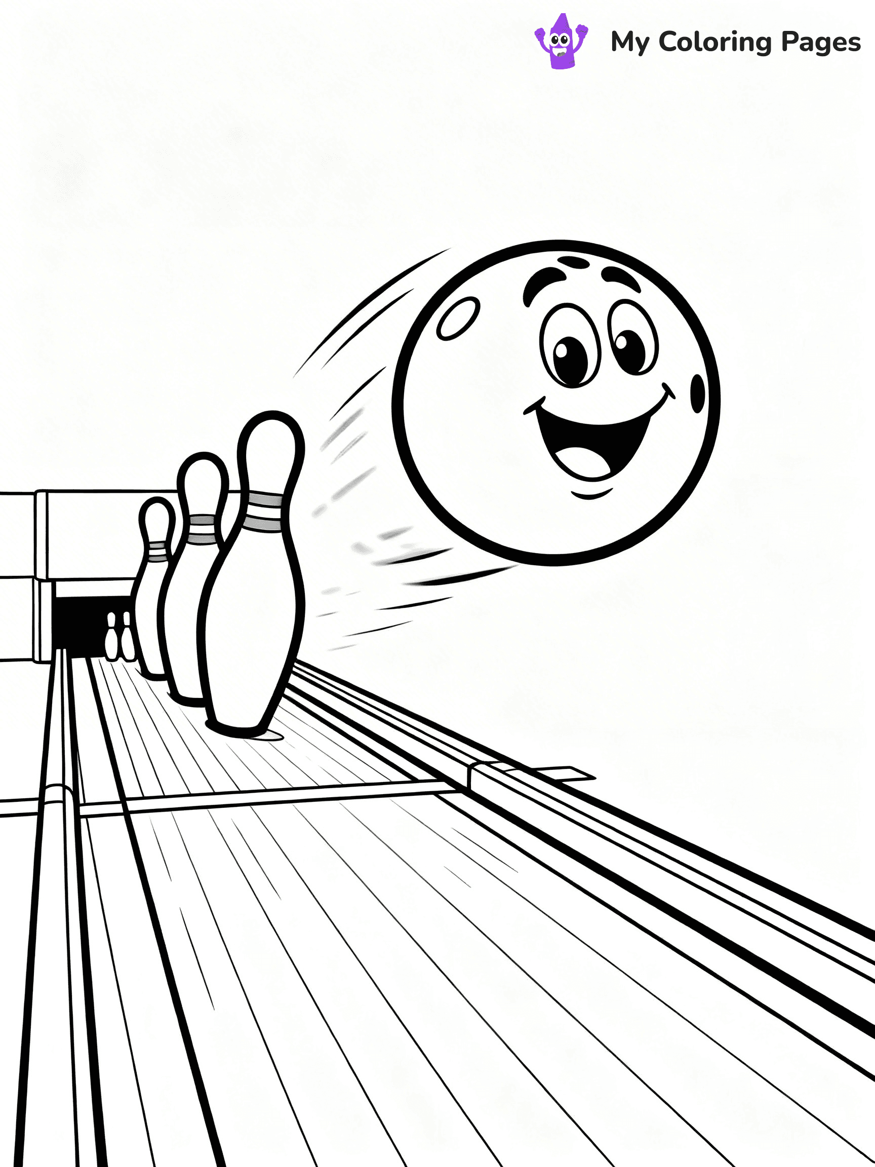 Bowling Coloring Pages - 51