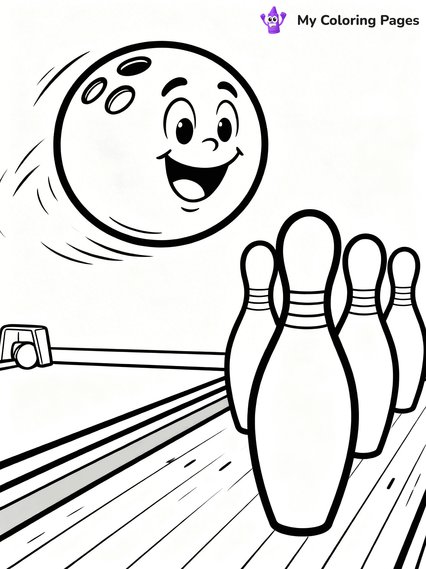 Bowling Coloring Pages - 50