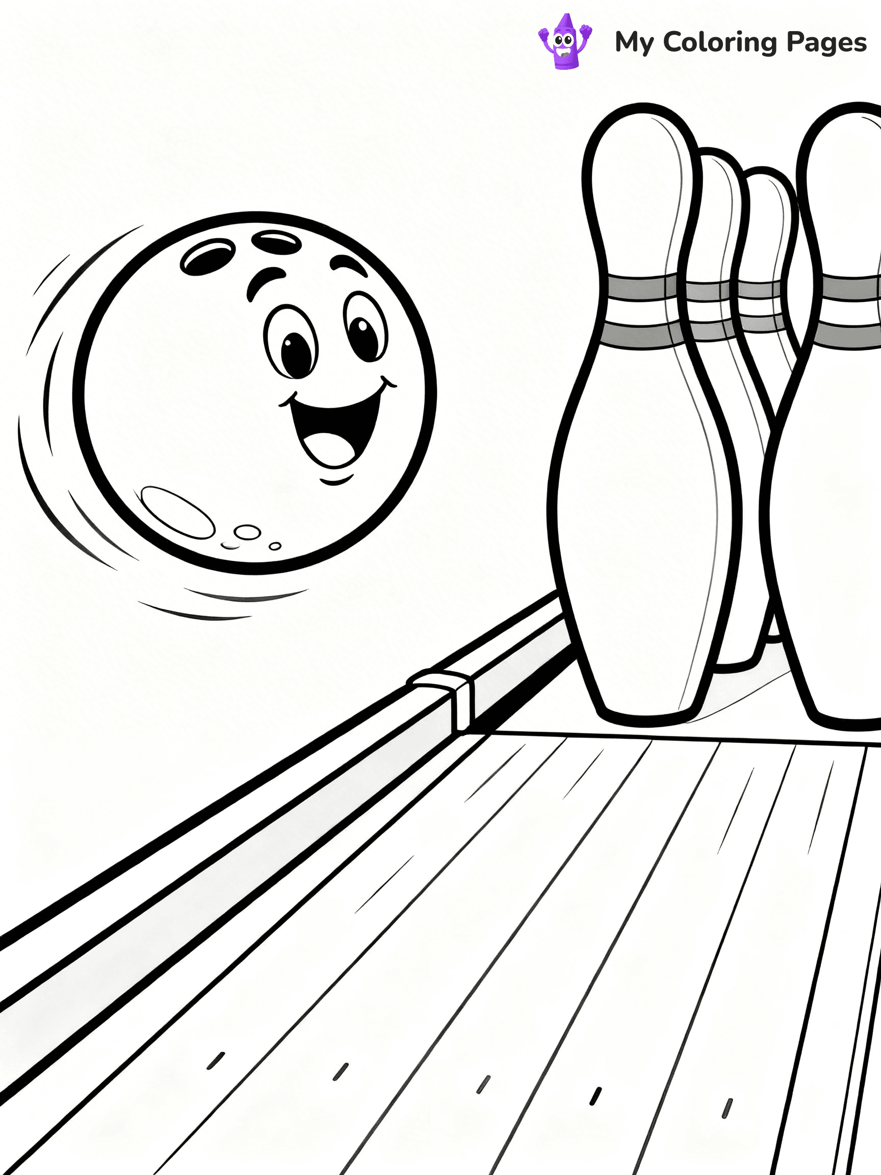 Bowling Coloring Pages - 48