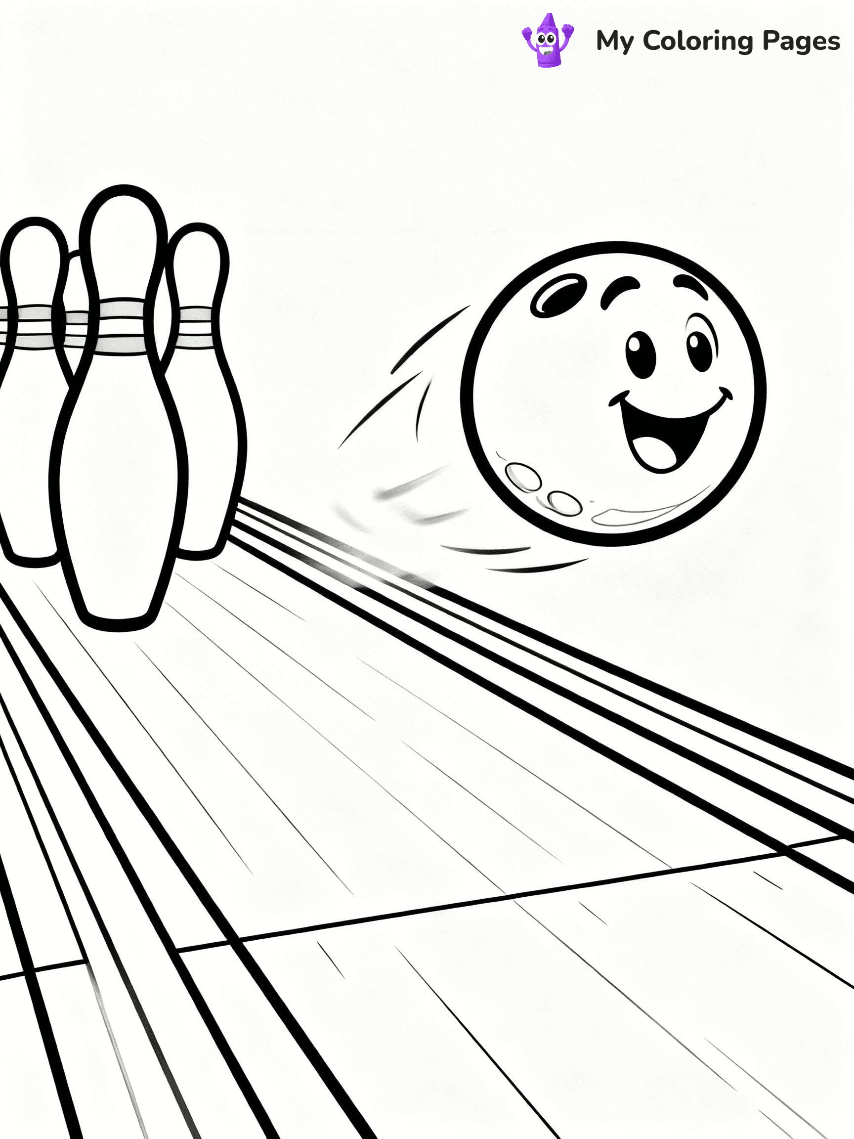 Bowling Coloring Pages - 47