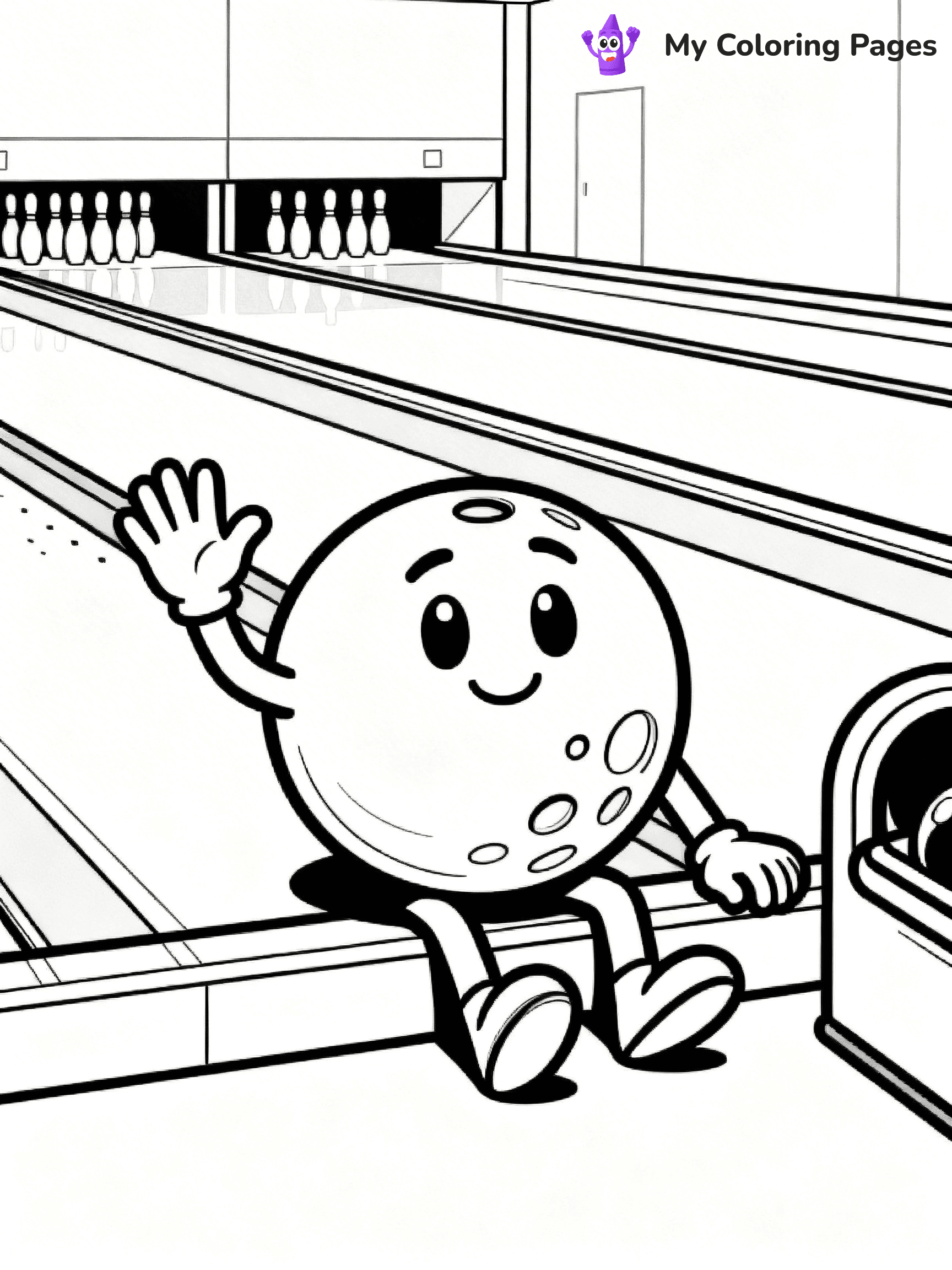 Bowling Coloring Pages - 31