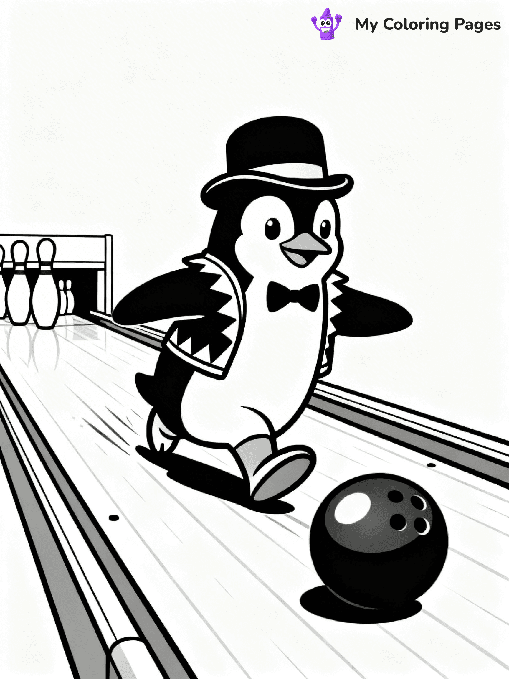 Bowling Coloring Pages - 25