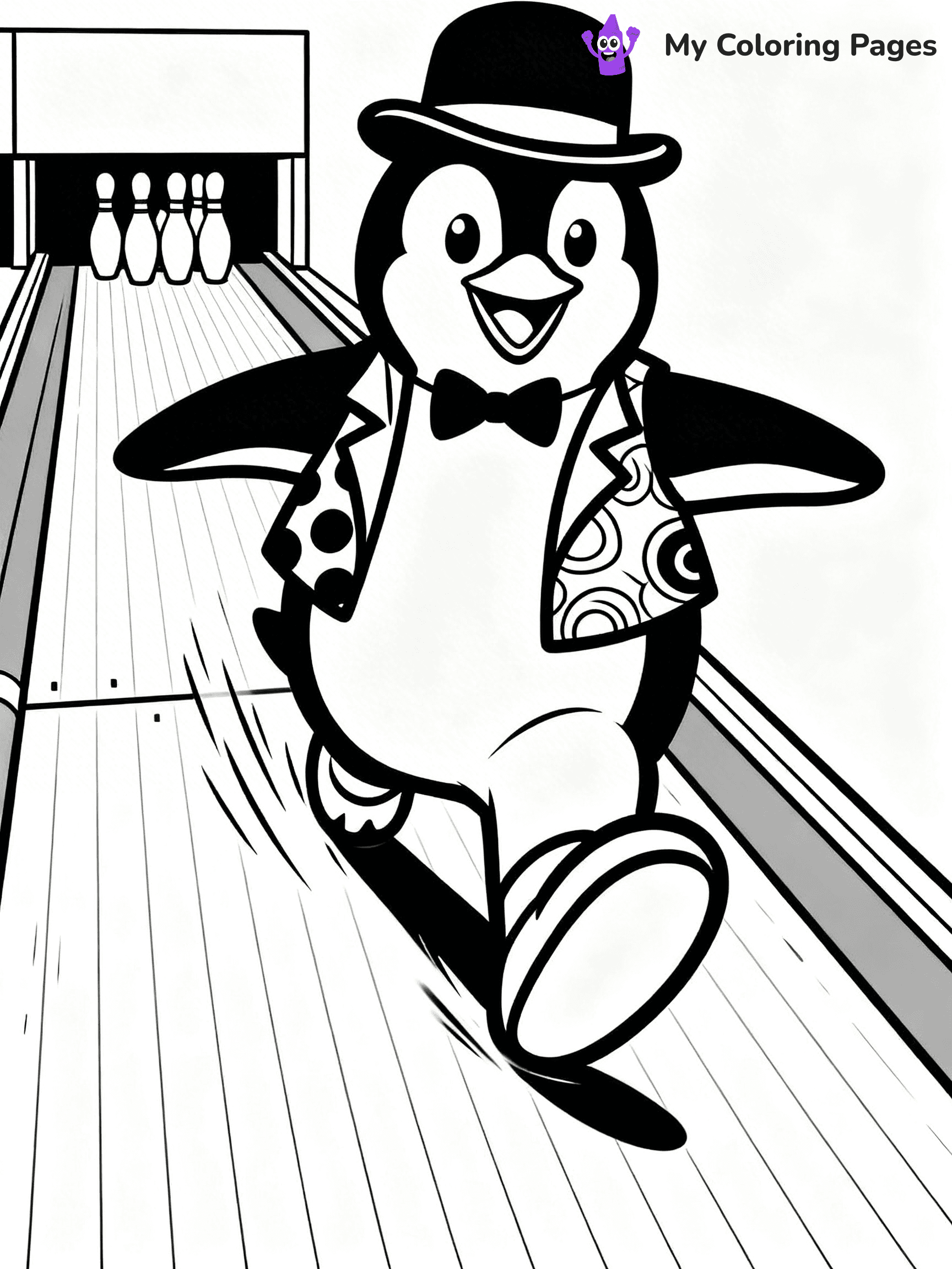 Bowling Coloring Pages - 21