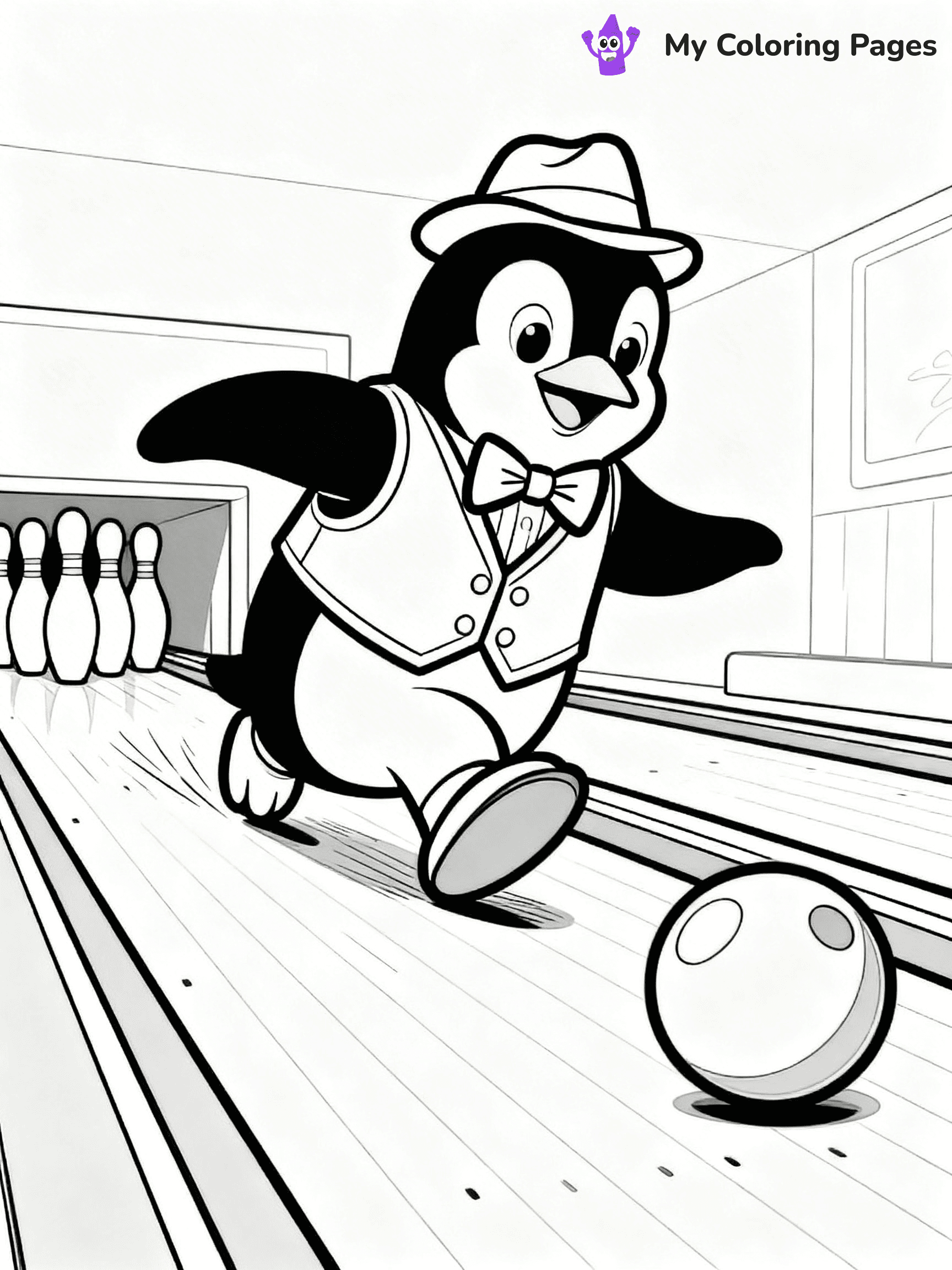 Bowling Coloring Pages - 20