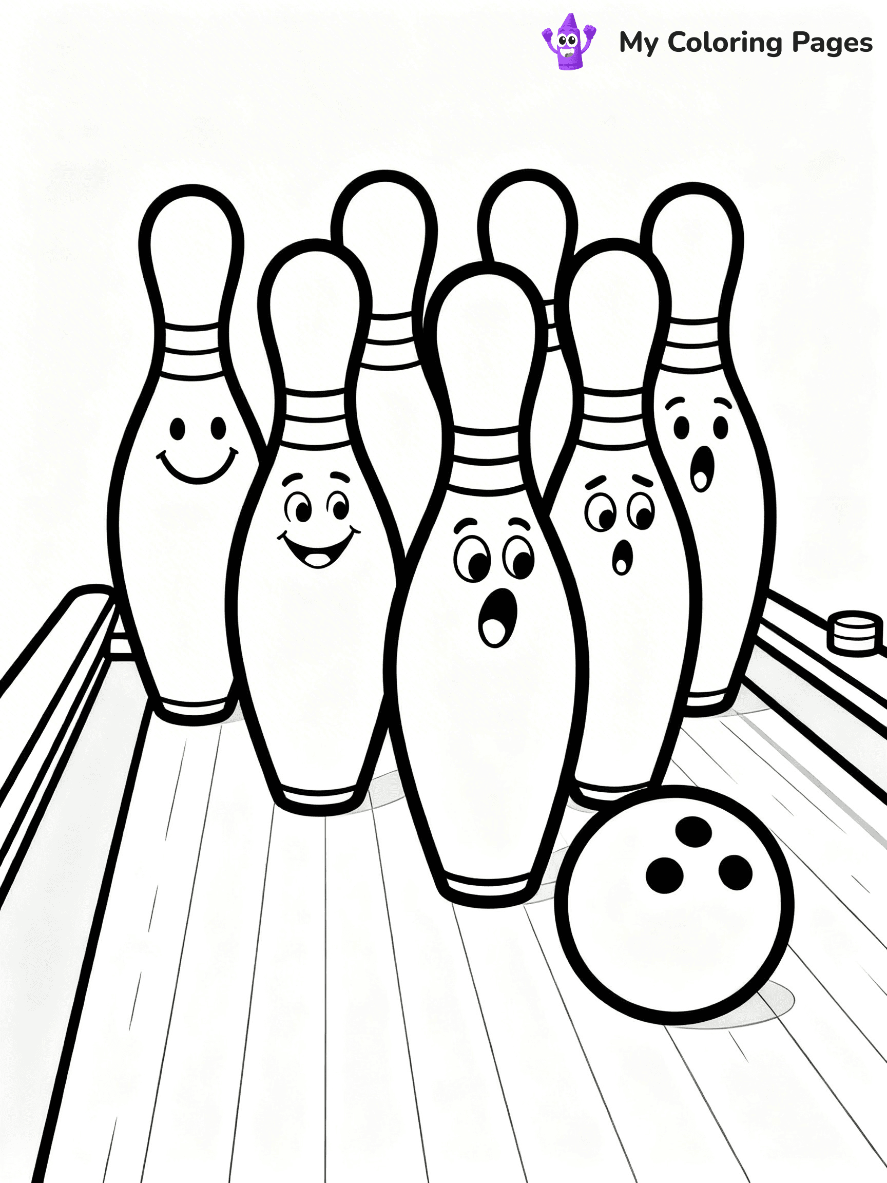 Bowling Coloring Pages - 18