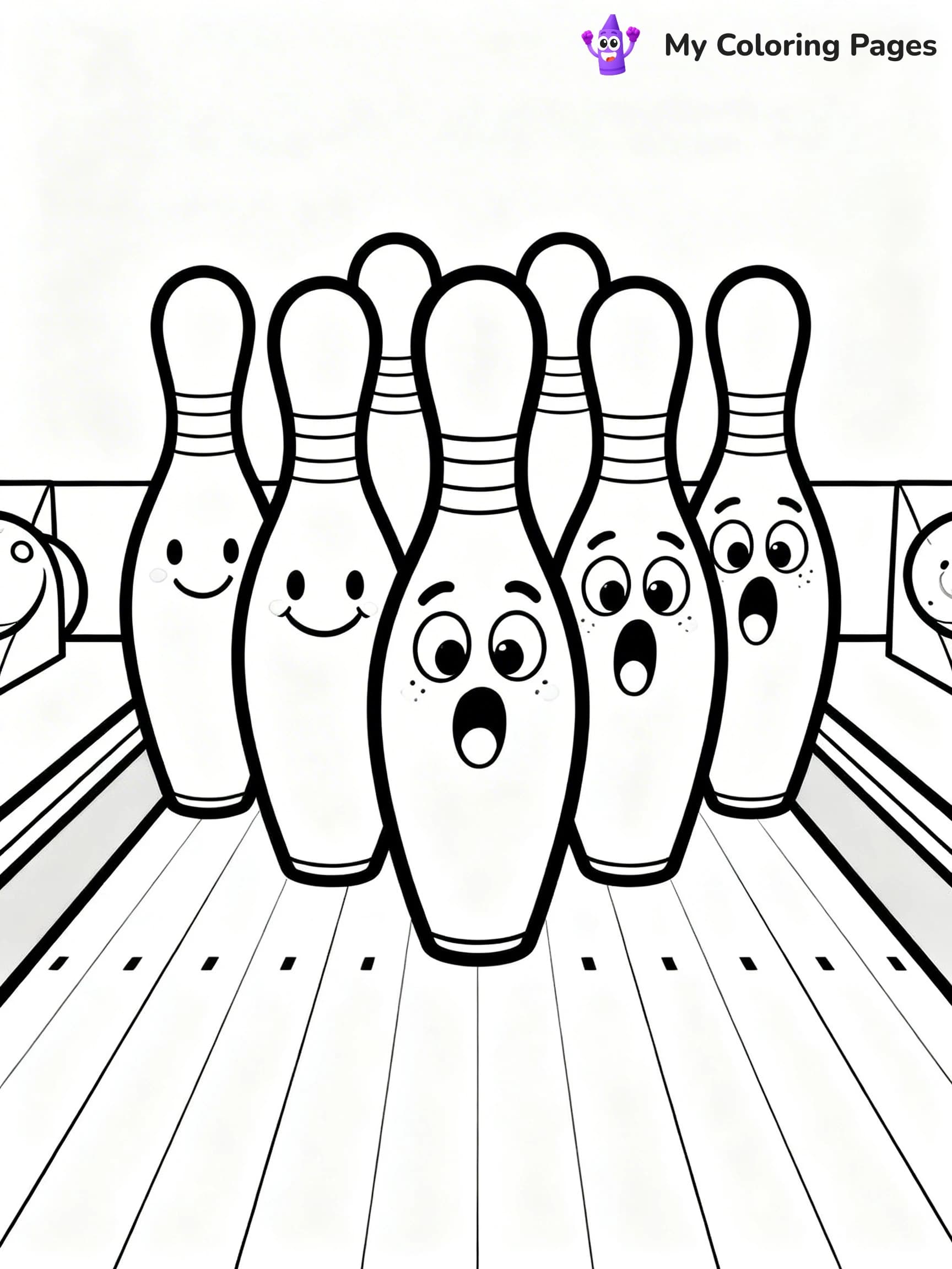 Bowling Coloring Pages - 15
