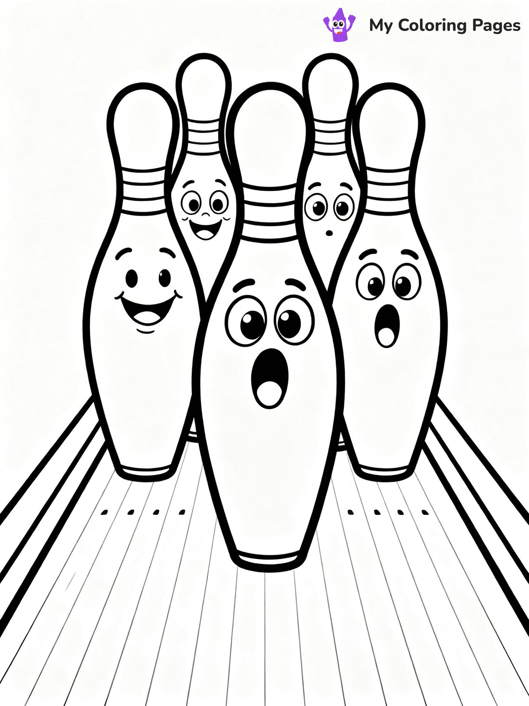 Bowling Coloring Pages - 14