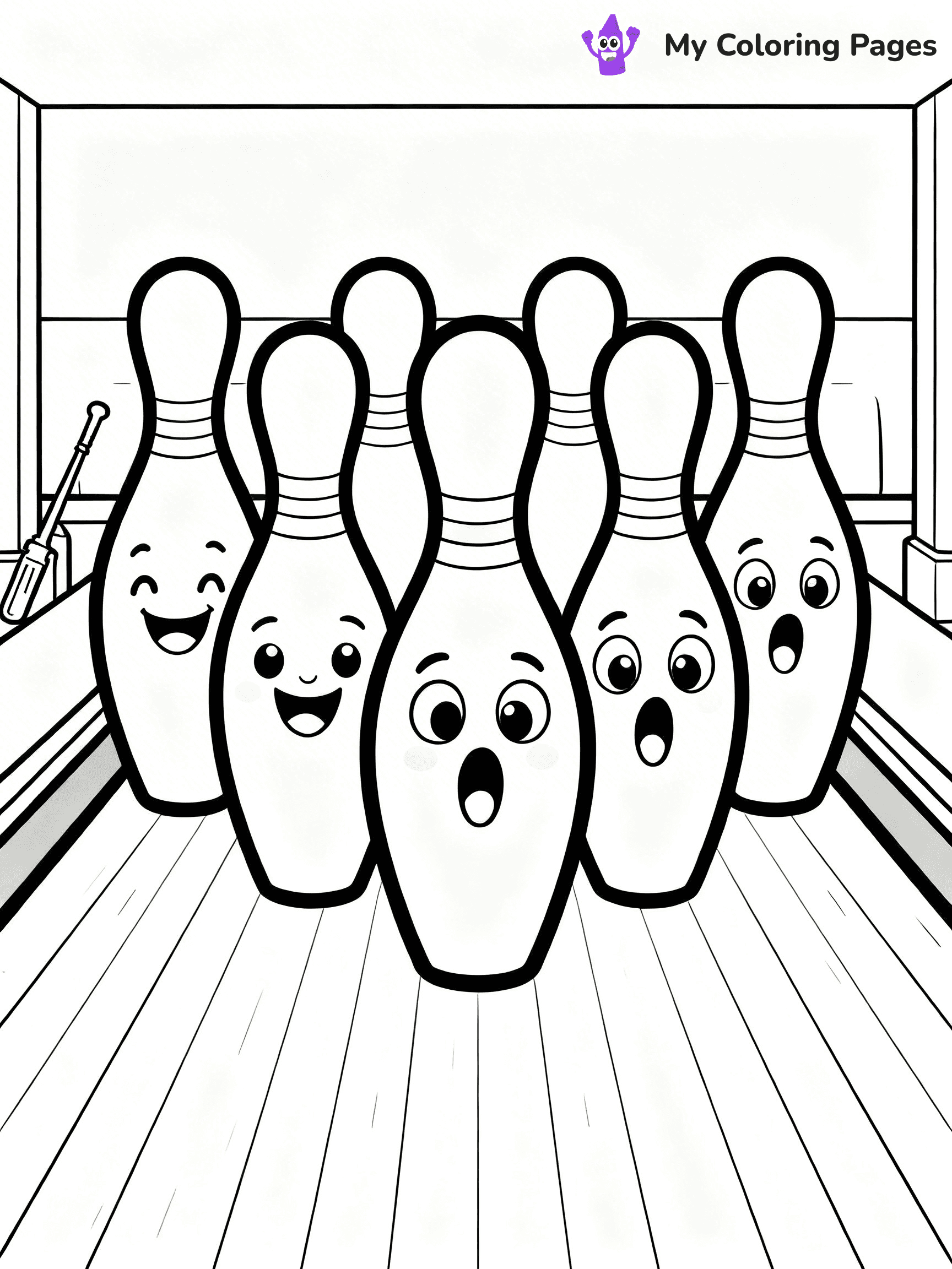 Bowling Coloring Pages - 13