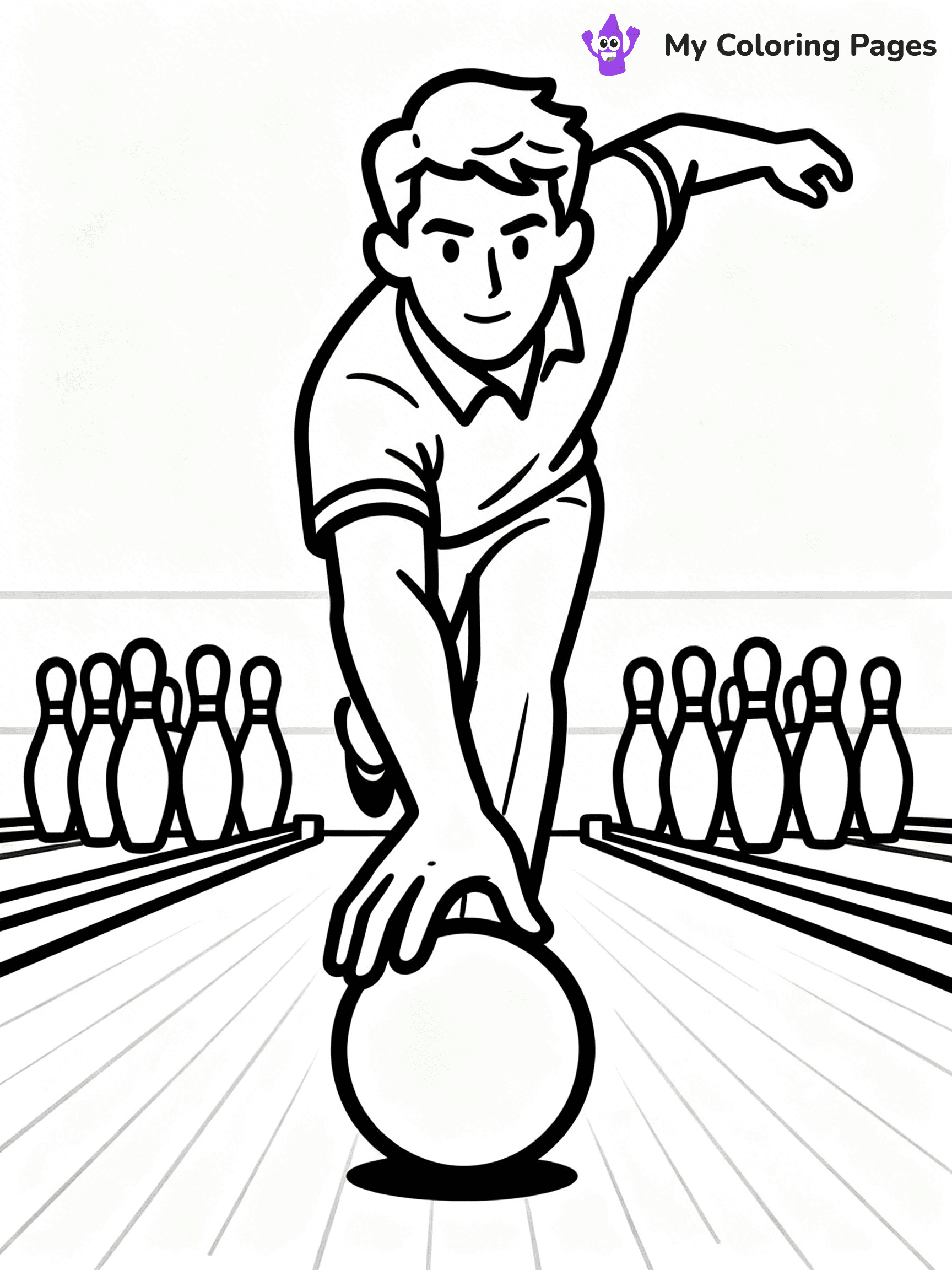 Bowling Coloring Pages - 10
