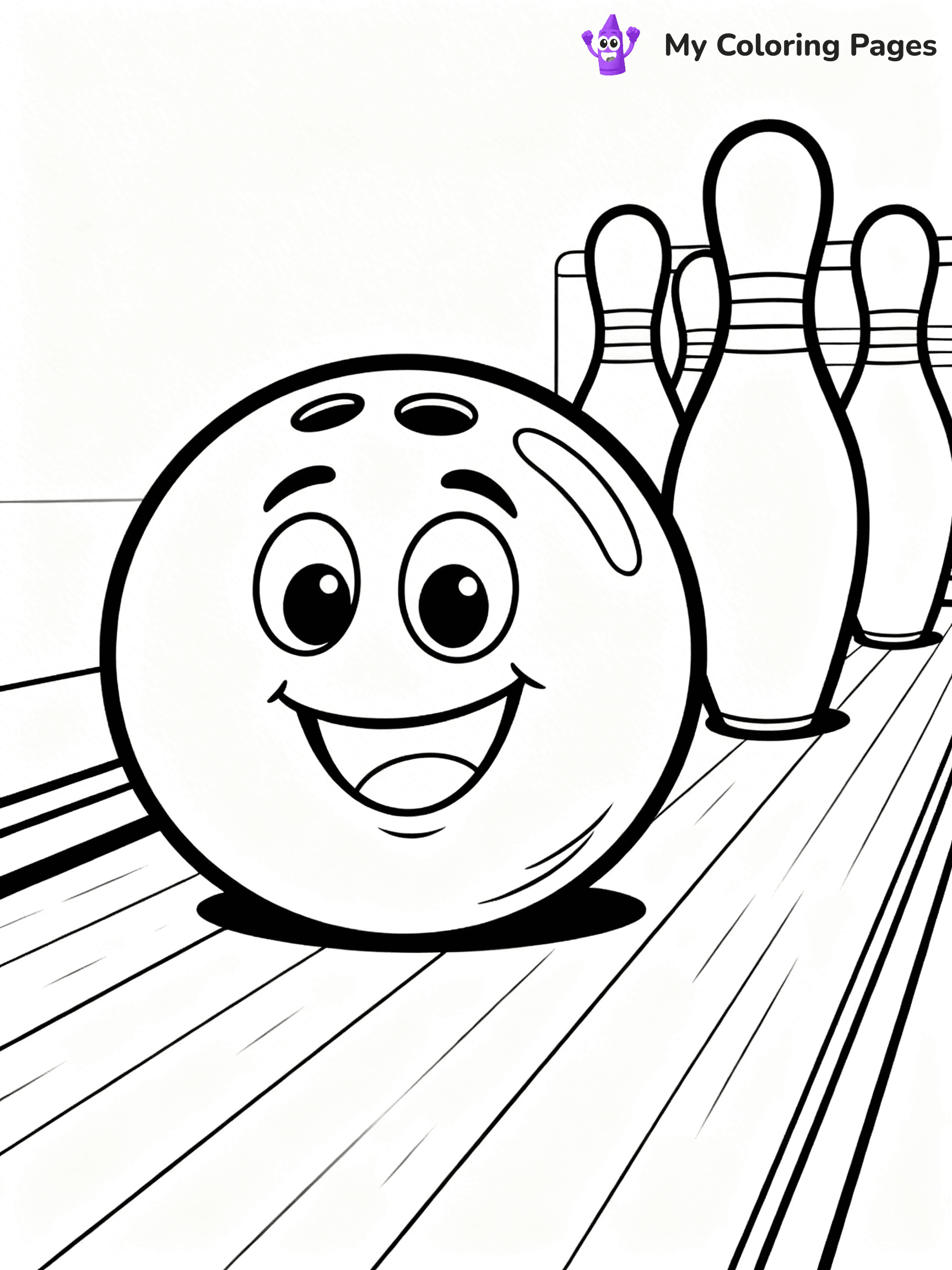 Bowling Coloring Pages - 9