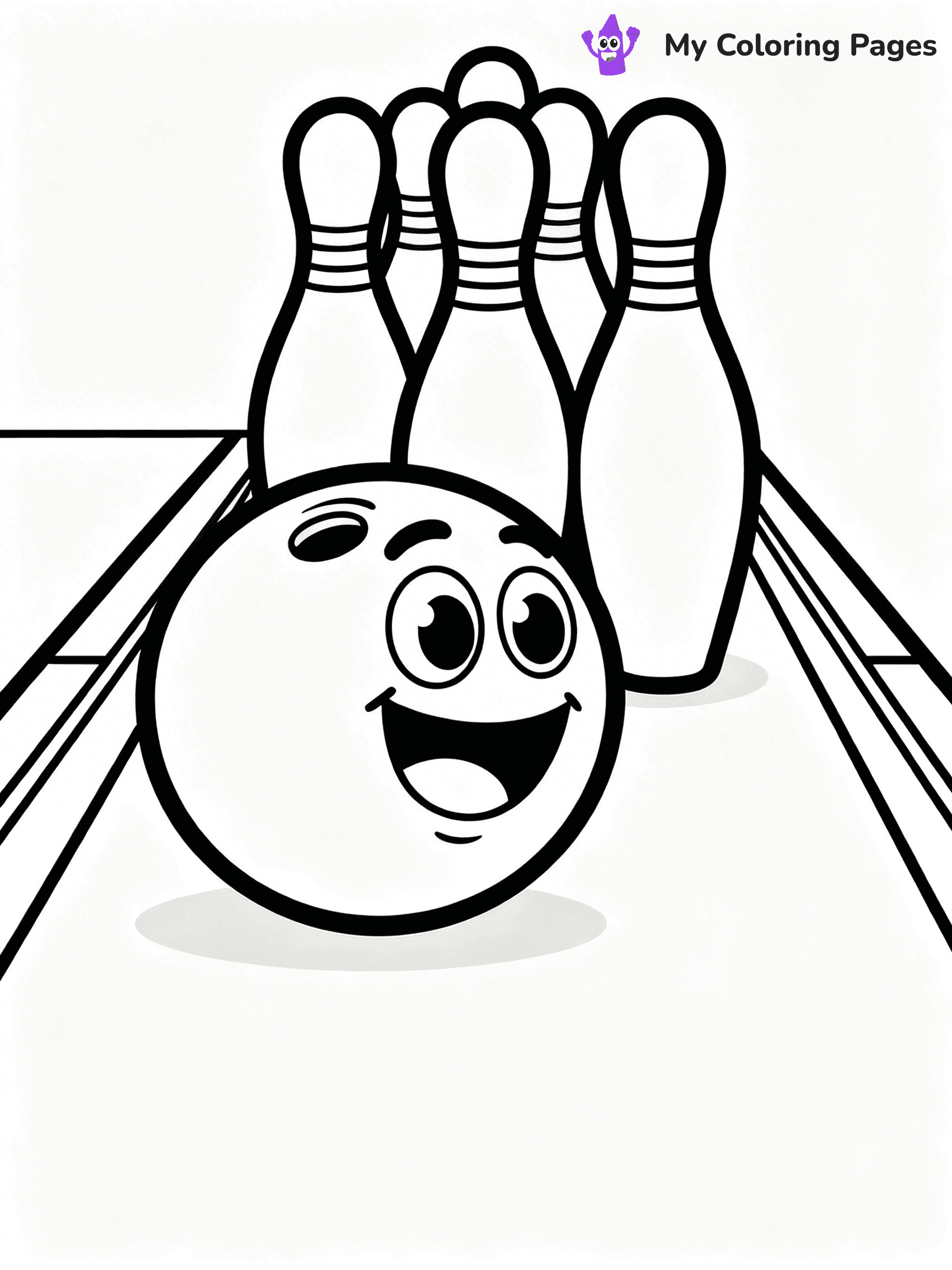 Bowling Coloring Pages - 8