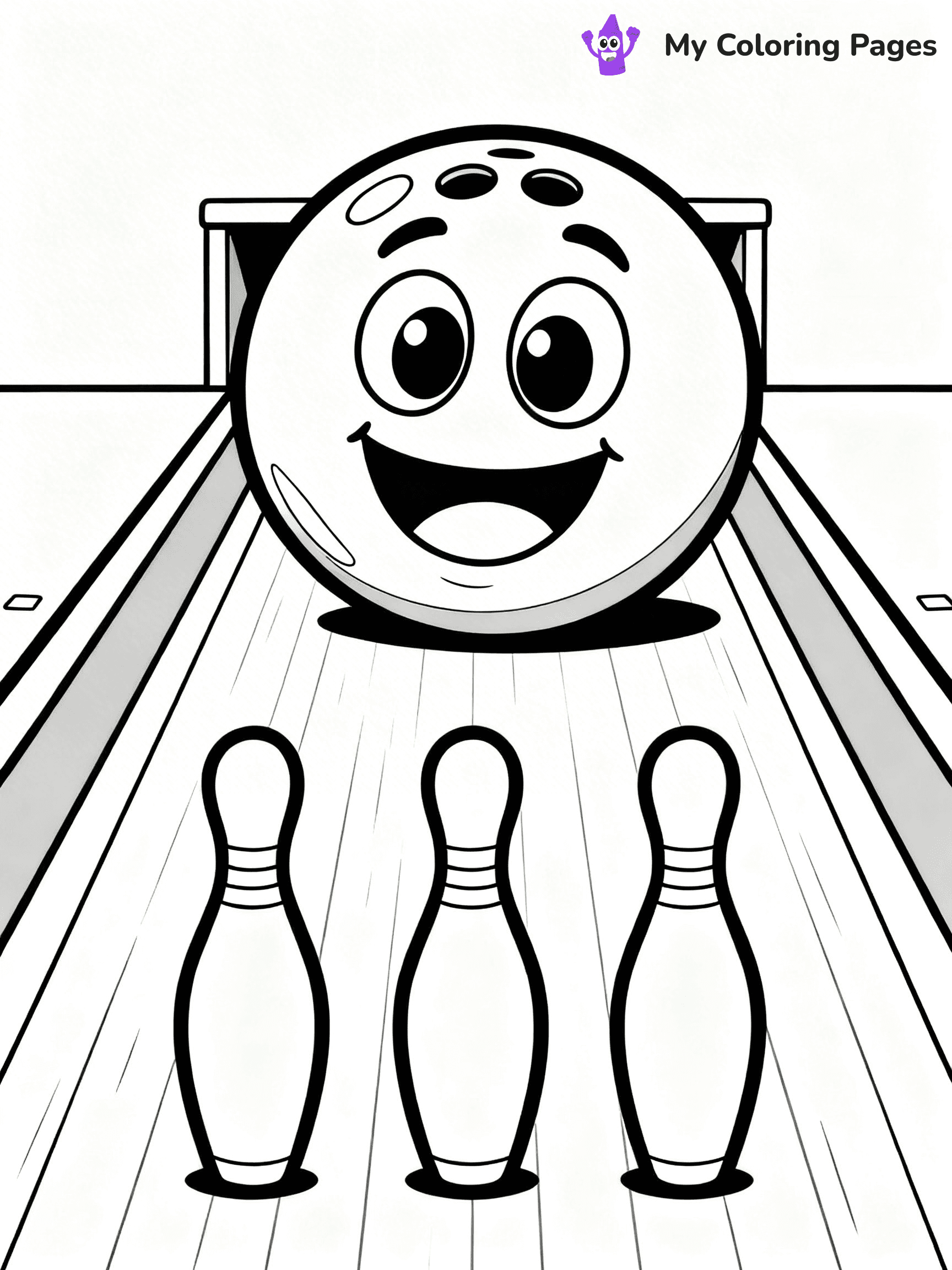 Bowling Coloring Pages - 7