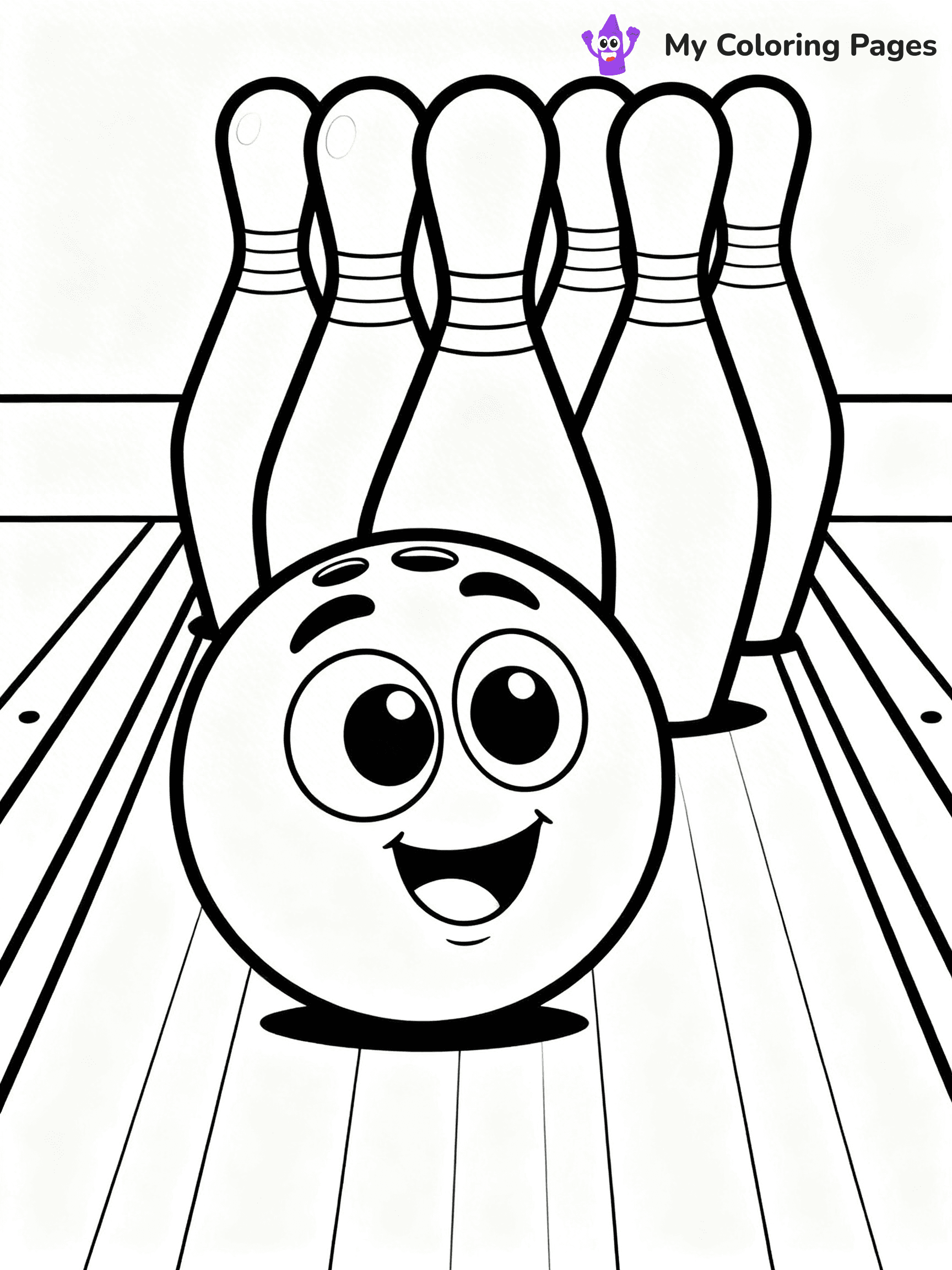 Bowling Coloring Pages - 6