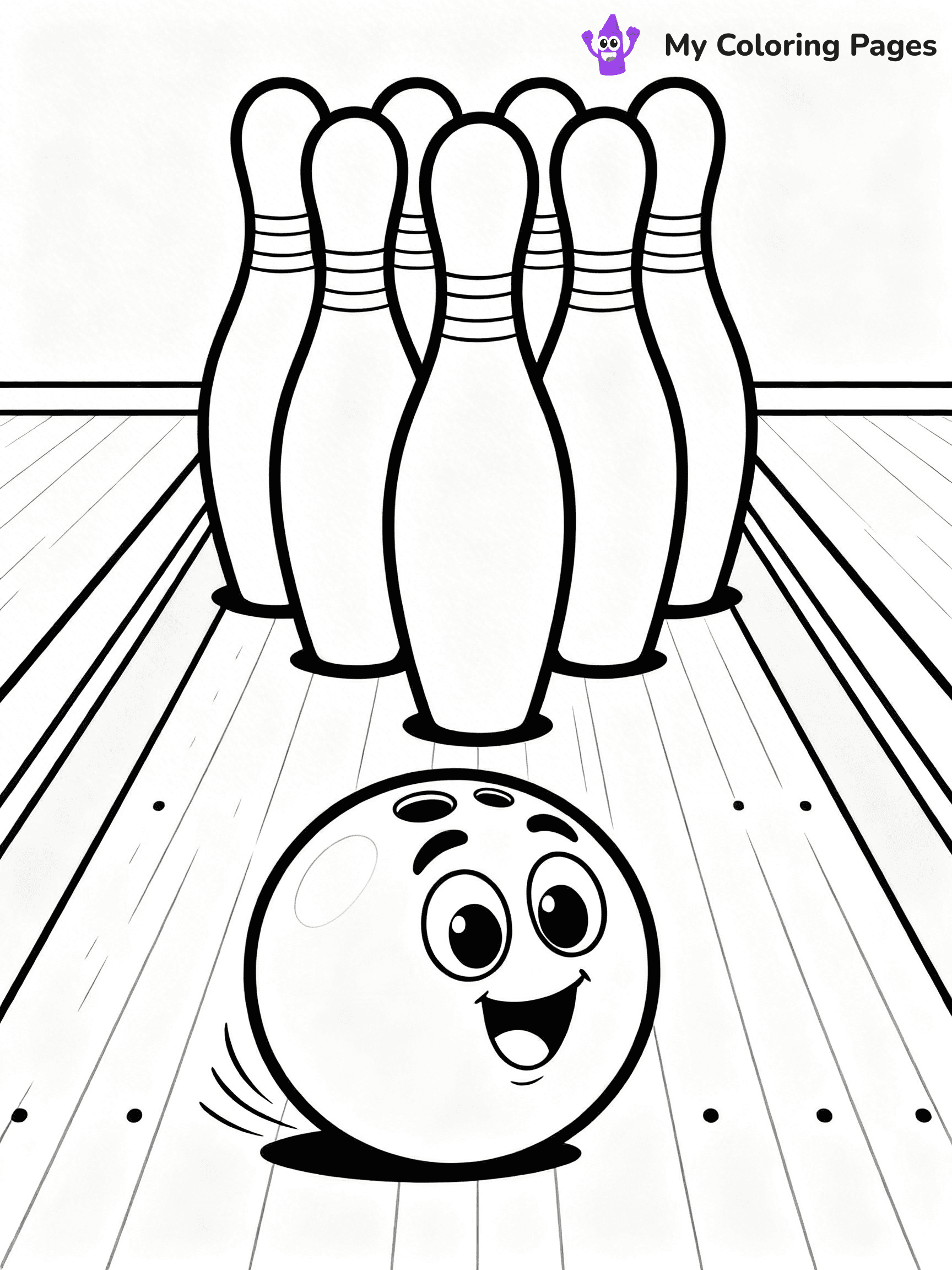 Bowling Coloring Pages - 5