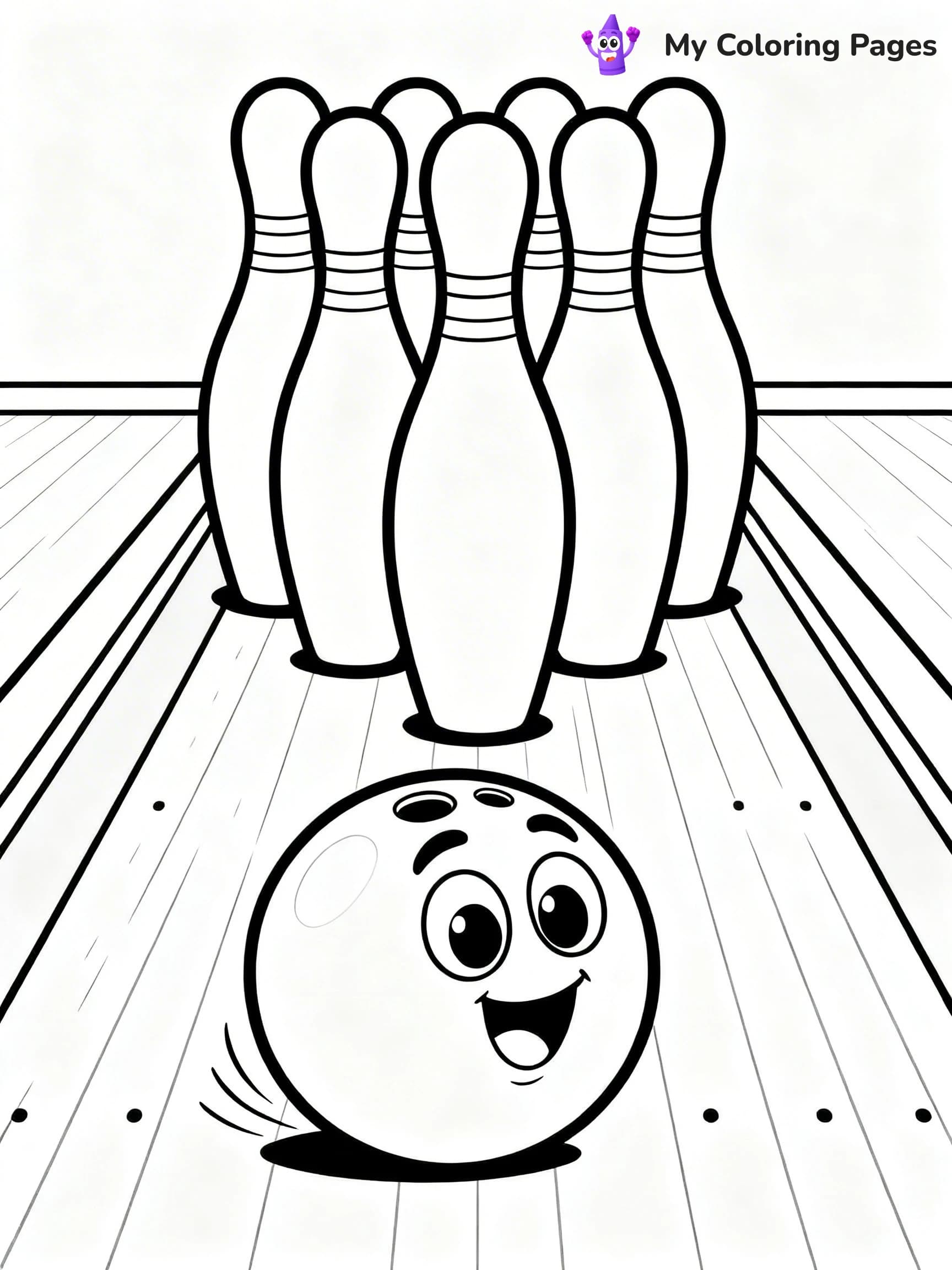 Bowling Coloring Pages - 5