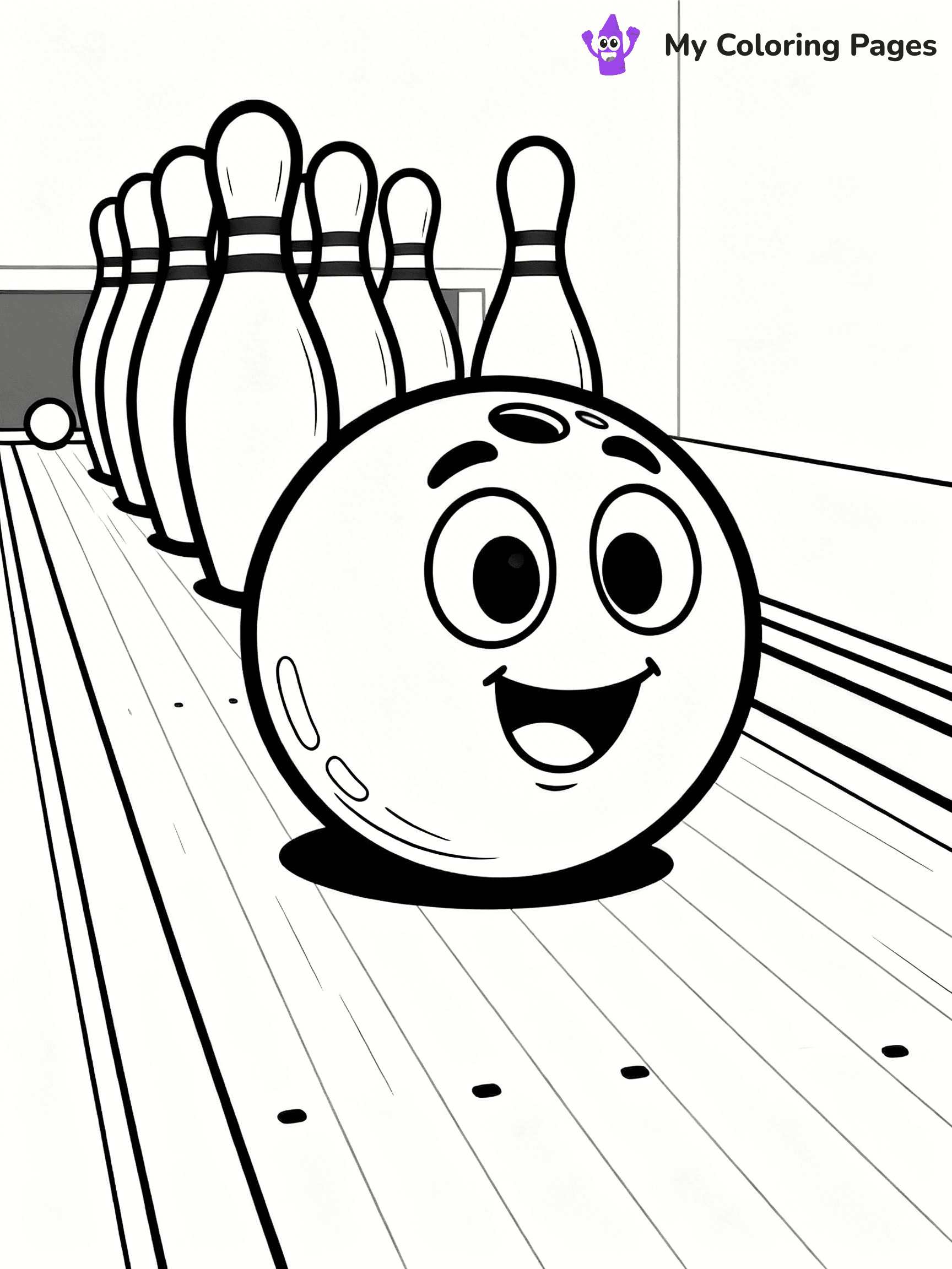 Bowling Coloring Pages - 4