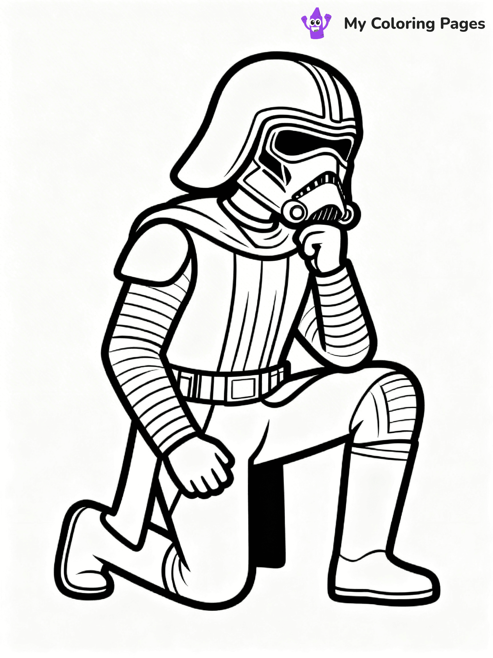 Kylo Ren Coloring Pages - 24